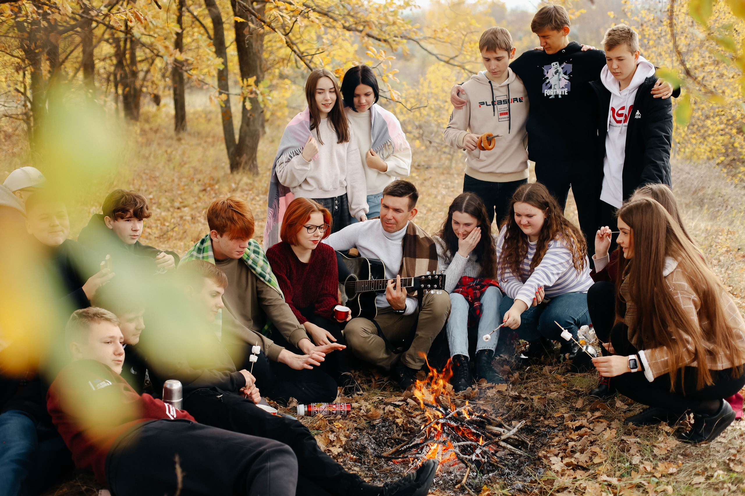 Осенняя фотосессия класса. Семейный и свадебный фотограф в Пензе Валерия Филюкова