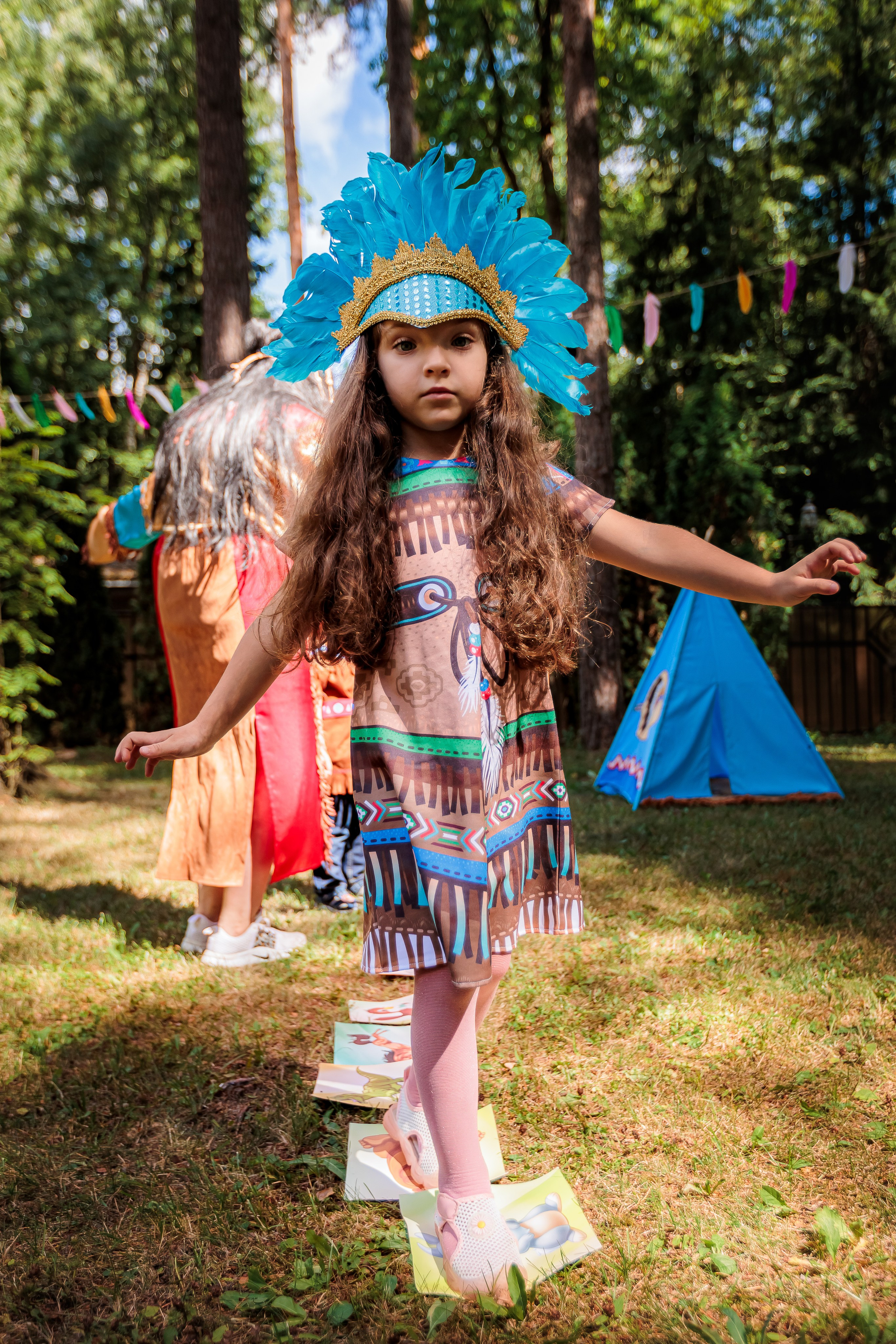 День рождения Леона «Индейцы». Семейный и детский фотограф Комина Елена, Власиха, Одинцово