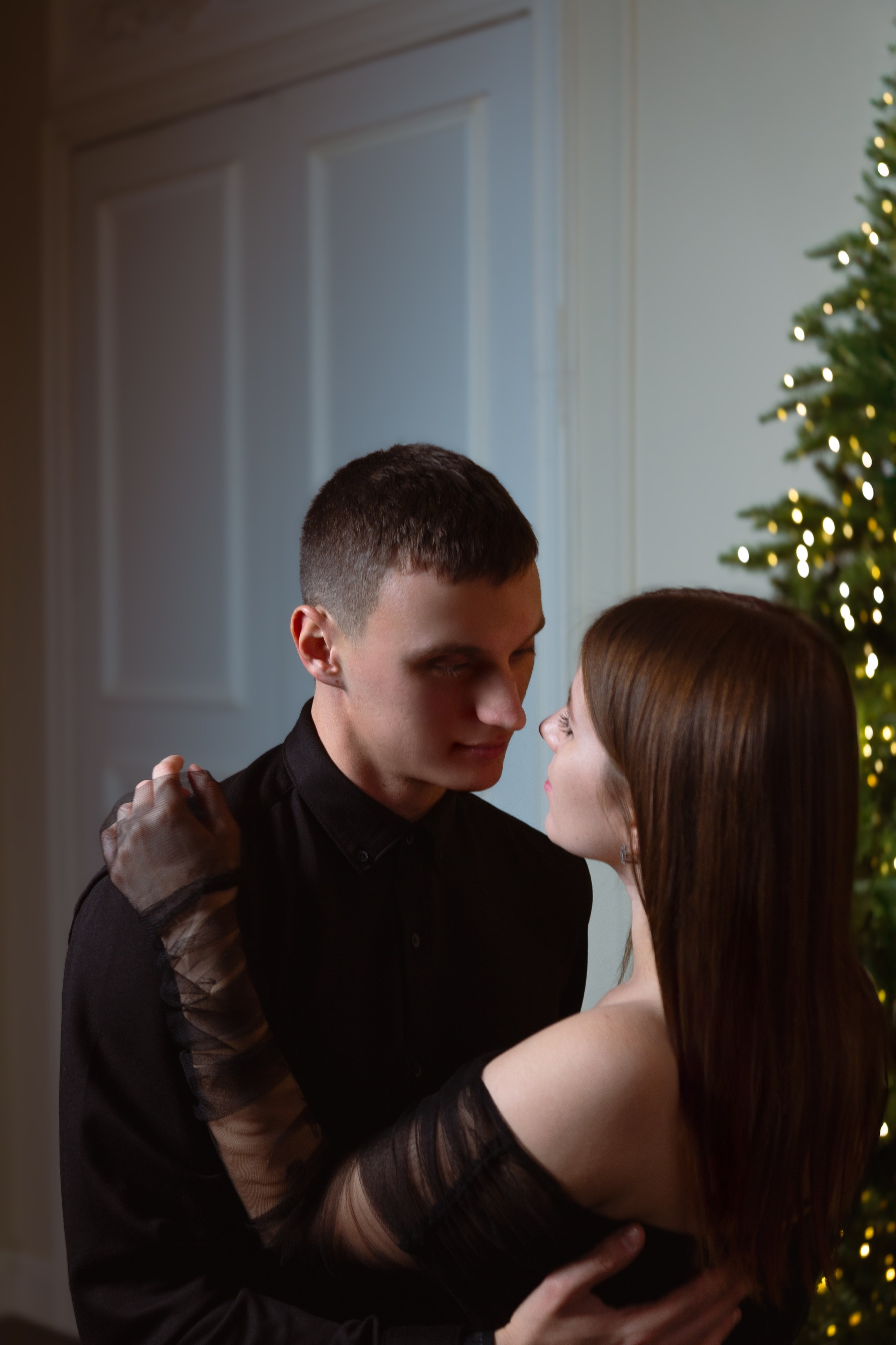 Love story фотосессия новогодняя