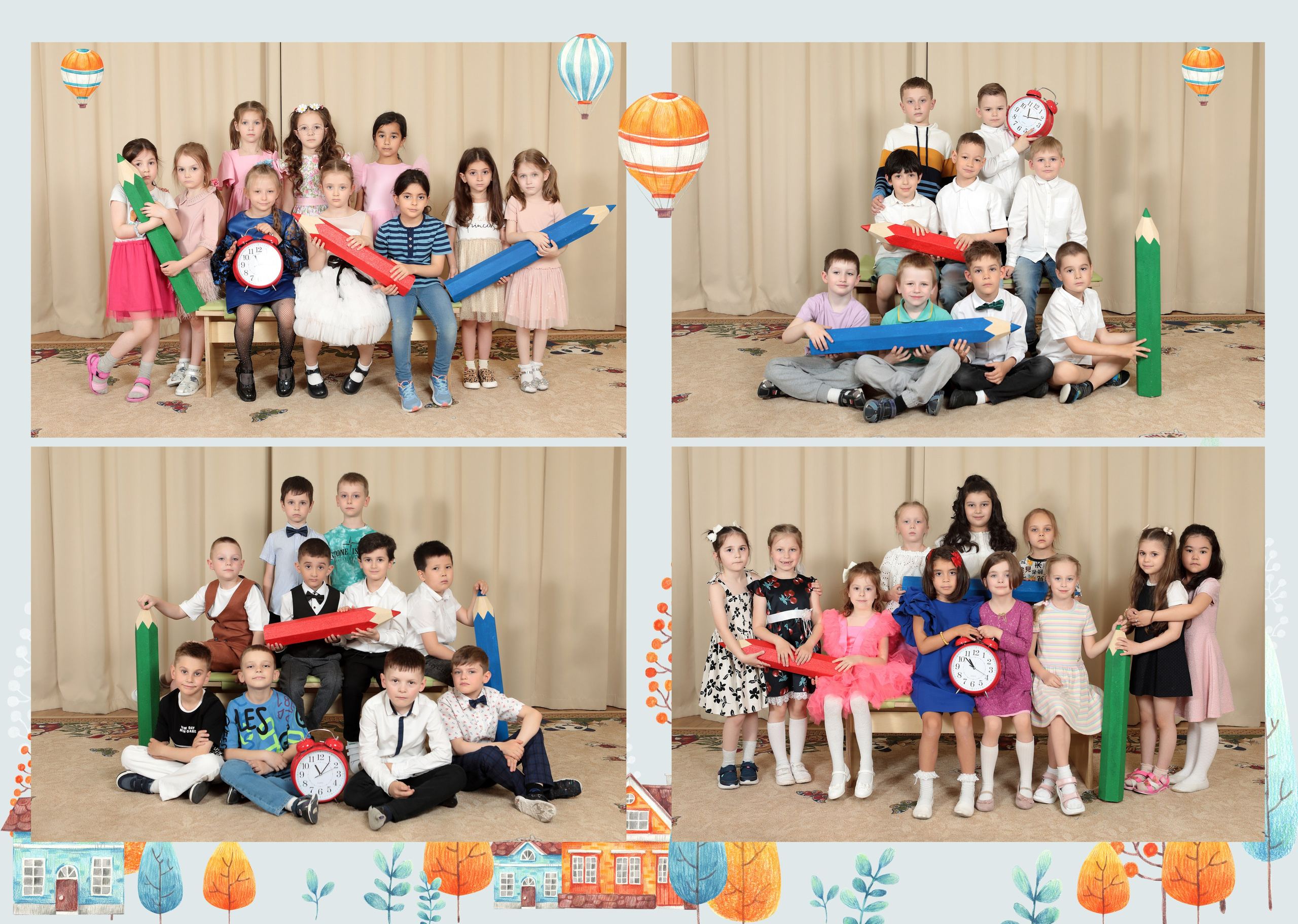 Сад альбом Средний. Школьный фотограф и фотограф в детском саду