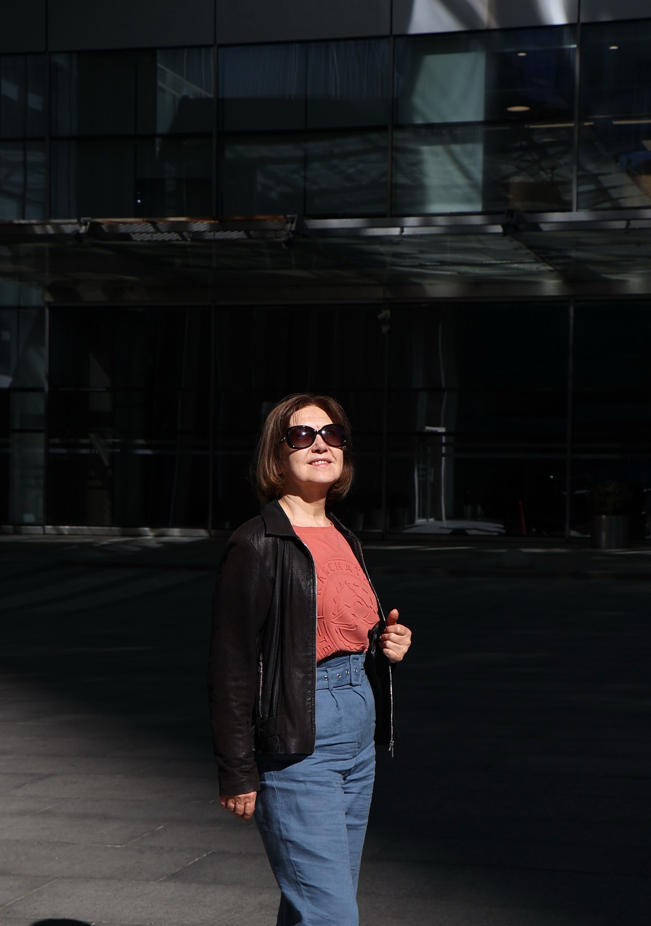 Йога на крыше Москва-Сити. Портретный фотограф Москва