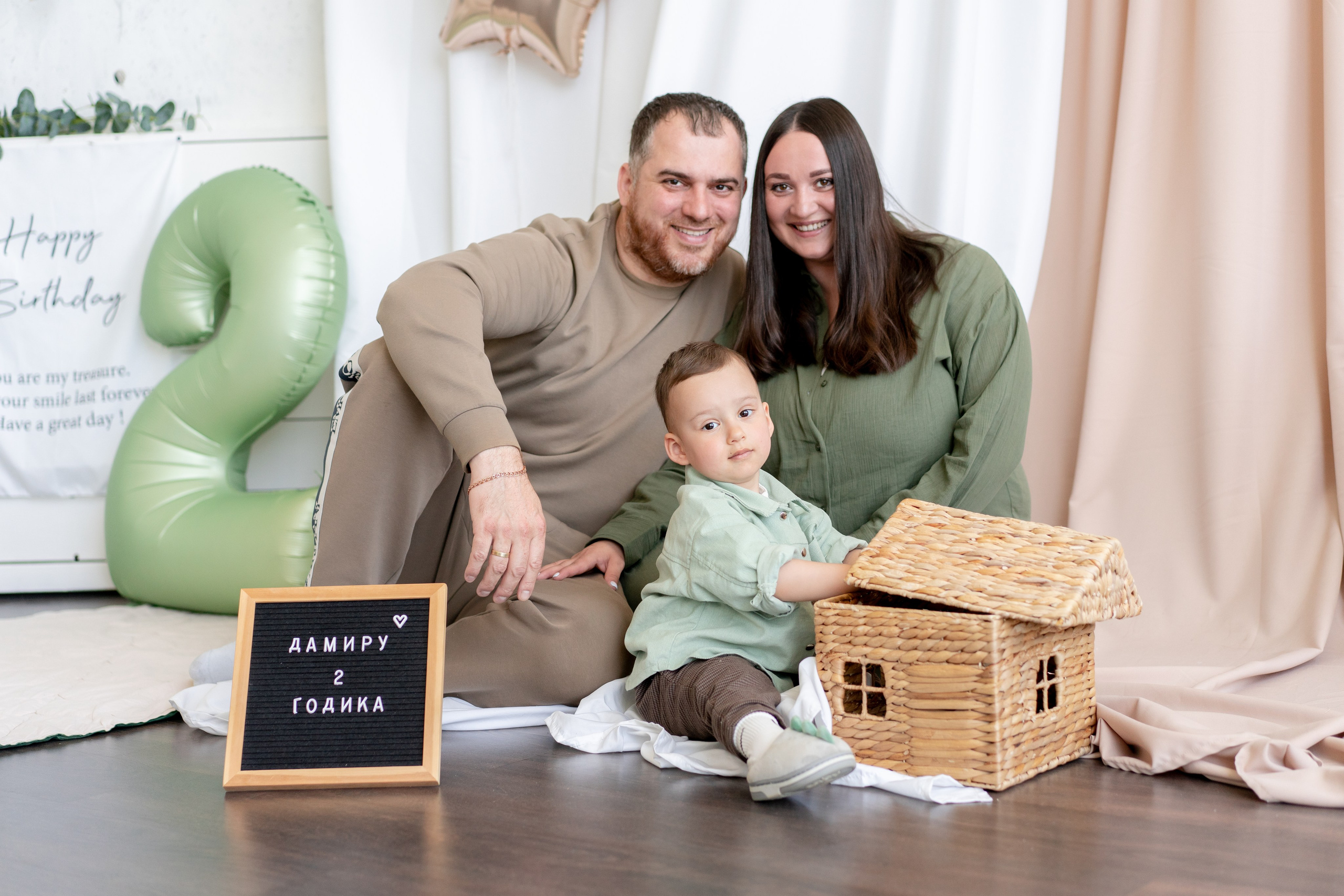 Дамирчику 2 года!. Детская, семейная фотостудия в Санкт-Петербурге