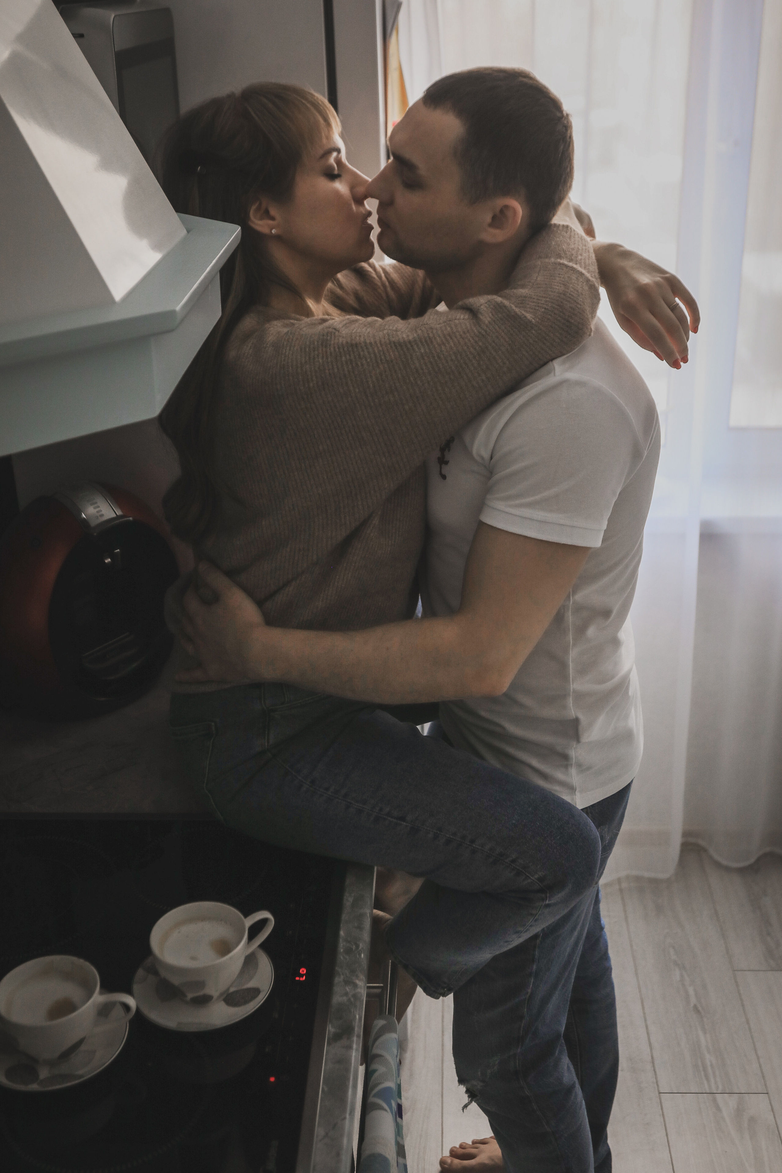 Домашняя фотосессия семьи Кристины и Паши. Фотограф София Турбина