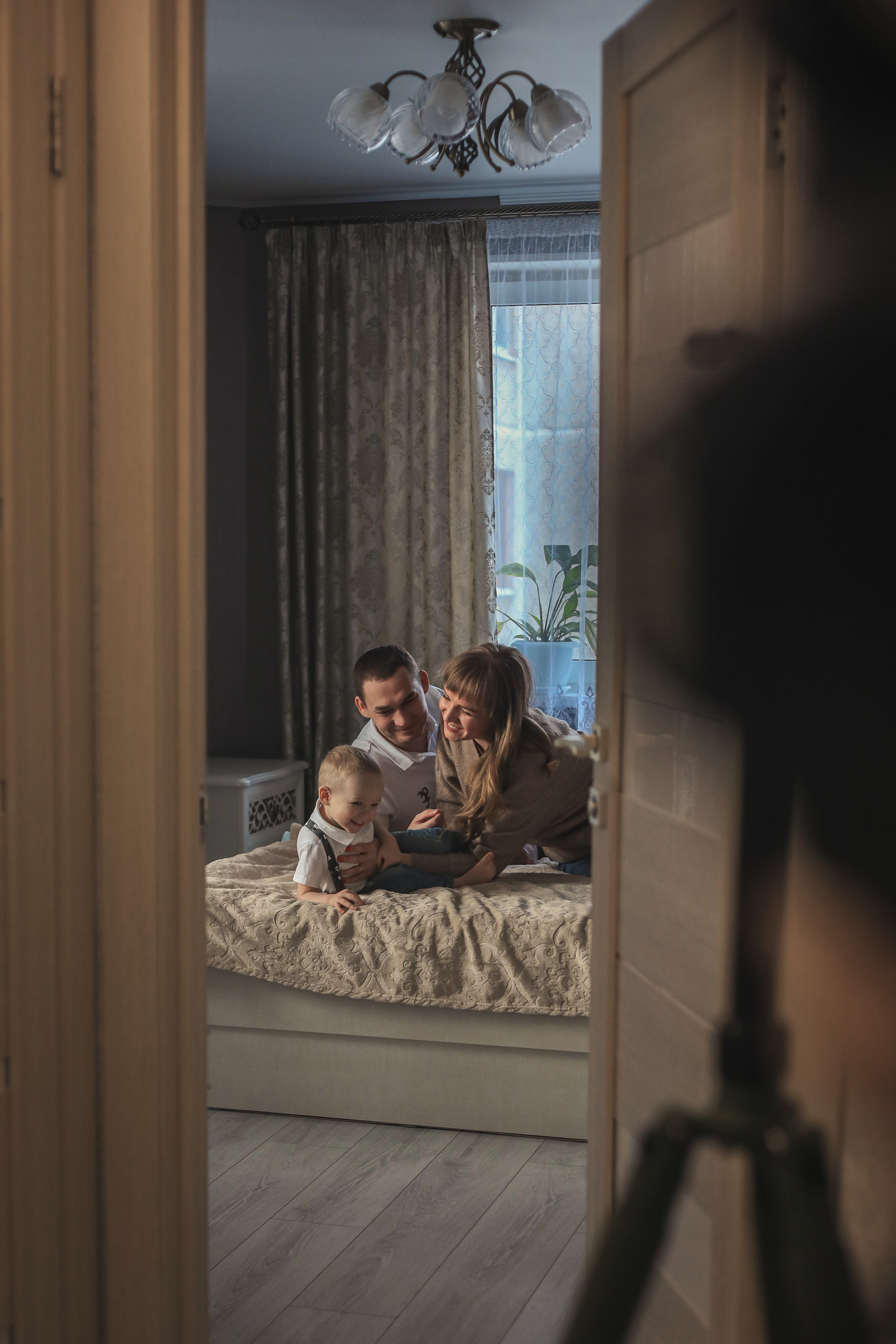 Домашняя фотосессия семьи Кристины и Паши. Фотограф София Турбина