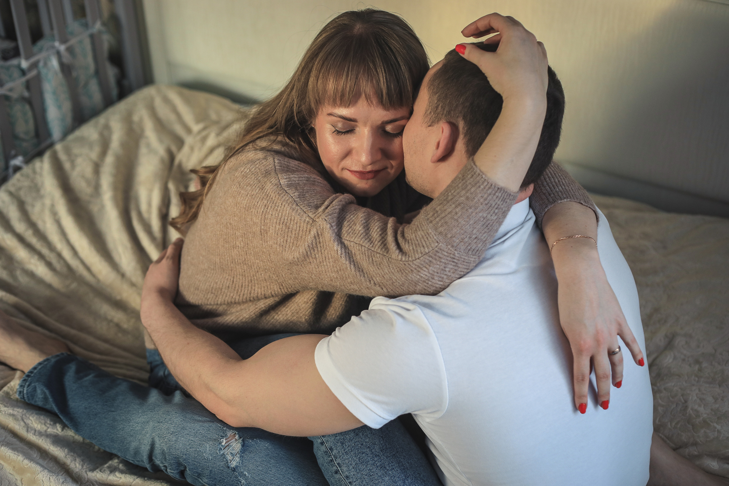 Домашняя фотосессия семьи Кристины и Паши. Фотограф София Турбина