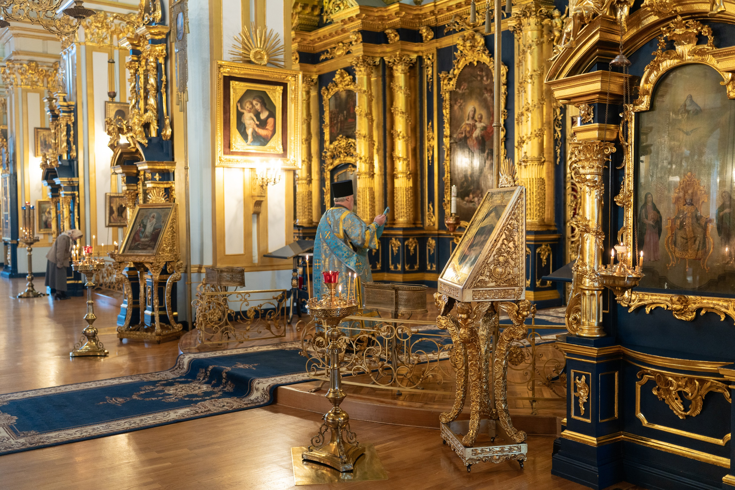 Утреня с акафистом Пресвятой Богородице. НИКОЛО-БОГОЯВЛЕНСКИЙ МОРСКОЙ СОБОР