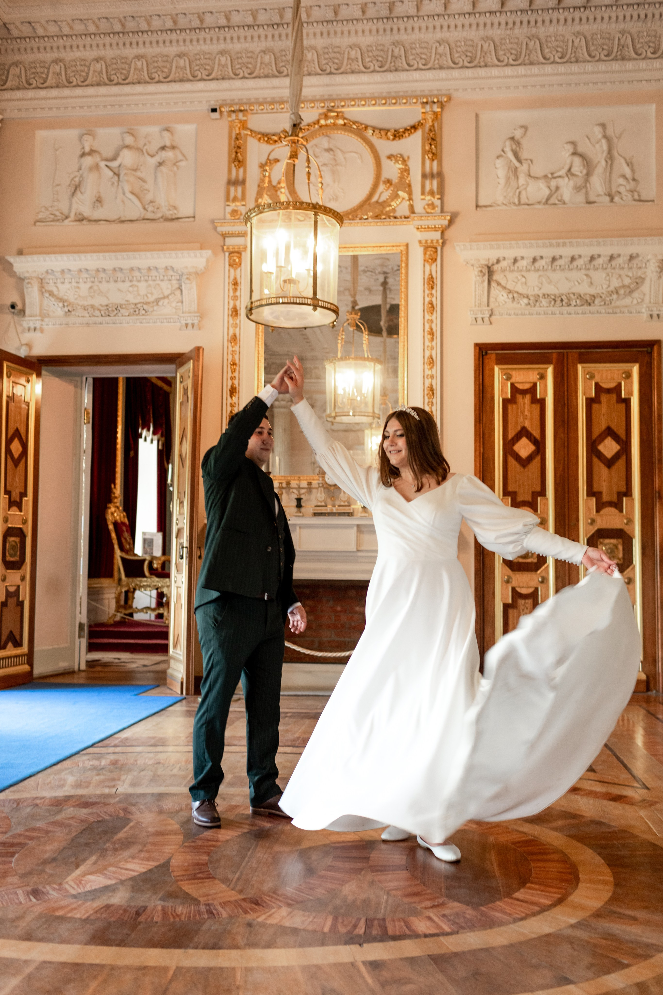 Свадебная фотосессия в Пушкине. Свадебный фотограф Кирилл Белый