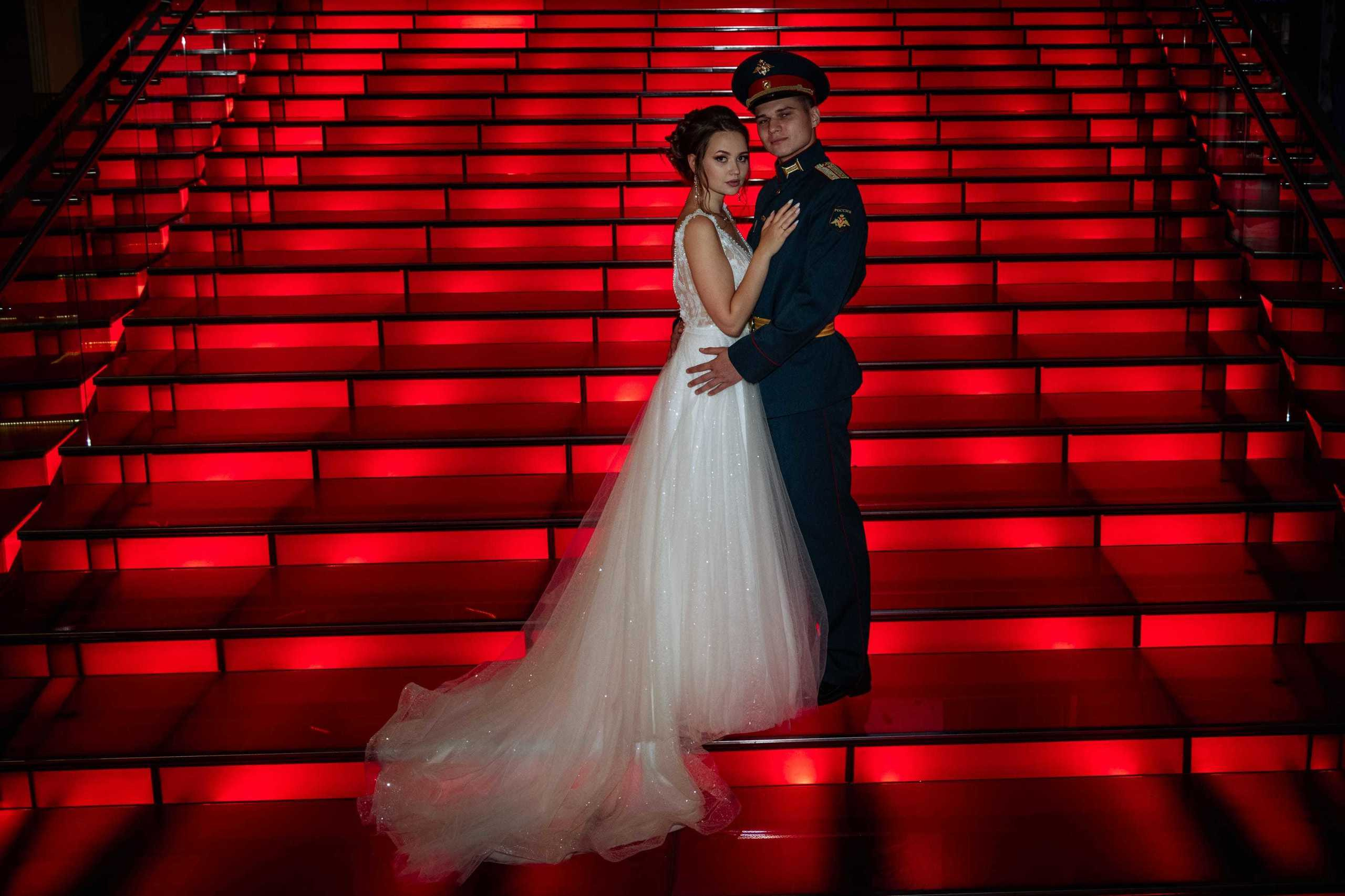 Свадебная фотосессия красивой пары Олеси и Александра. Бизнес фотограф в Москве Алексей Кознев