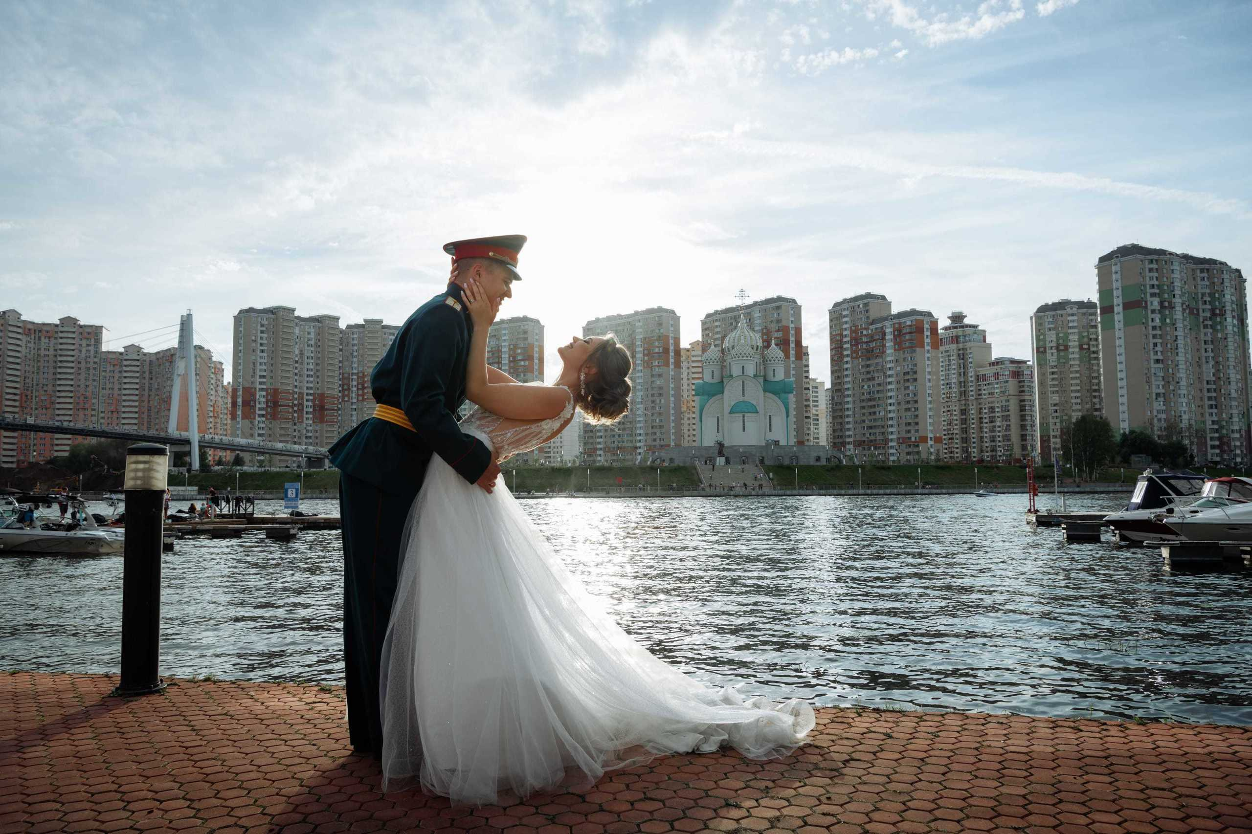 Свадебная фотосессия красивой пары Олеси и Александра. Бизнес фотограф в Москве Алексей Кознев