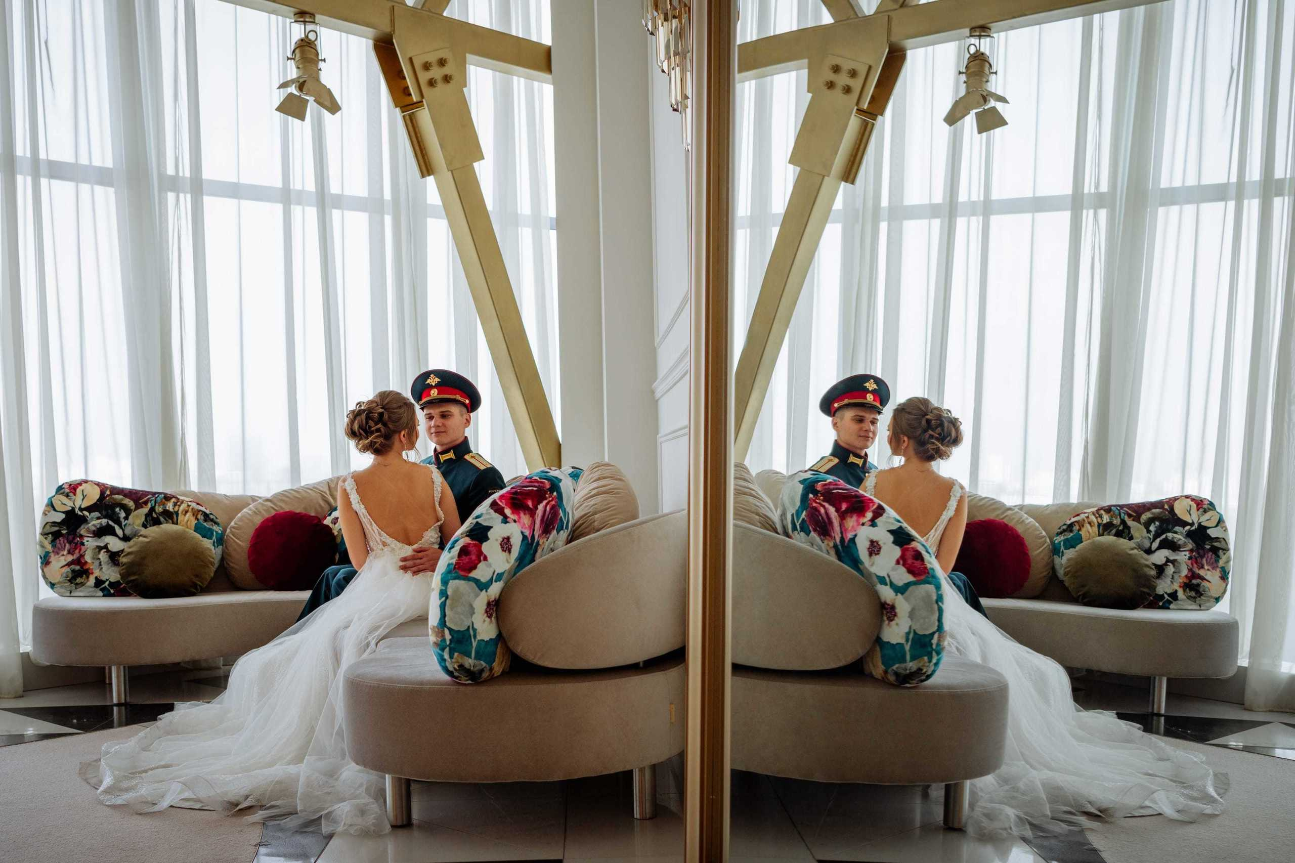 Свадебная фотосессия красивой пары Олеси и Александра. Бизнес фотограф в Москве Алексей Кознев