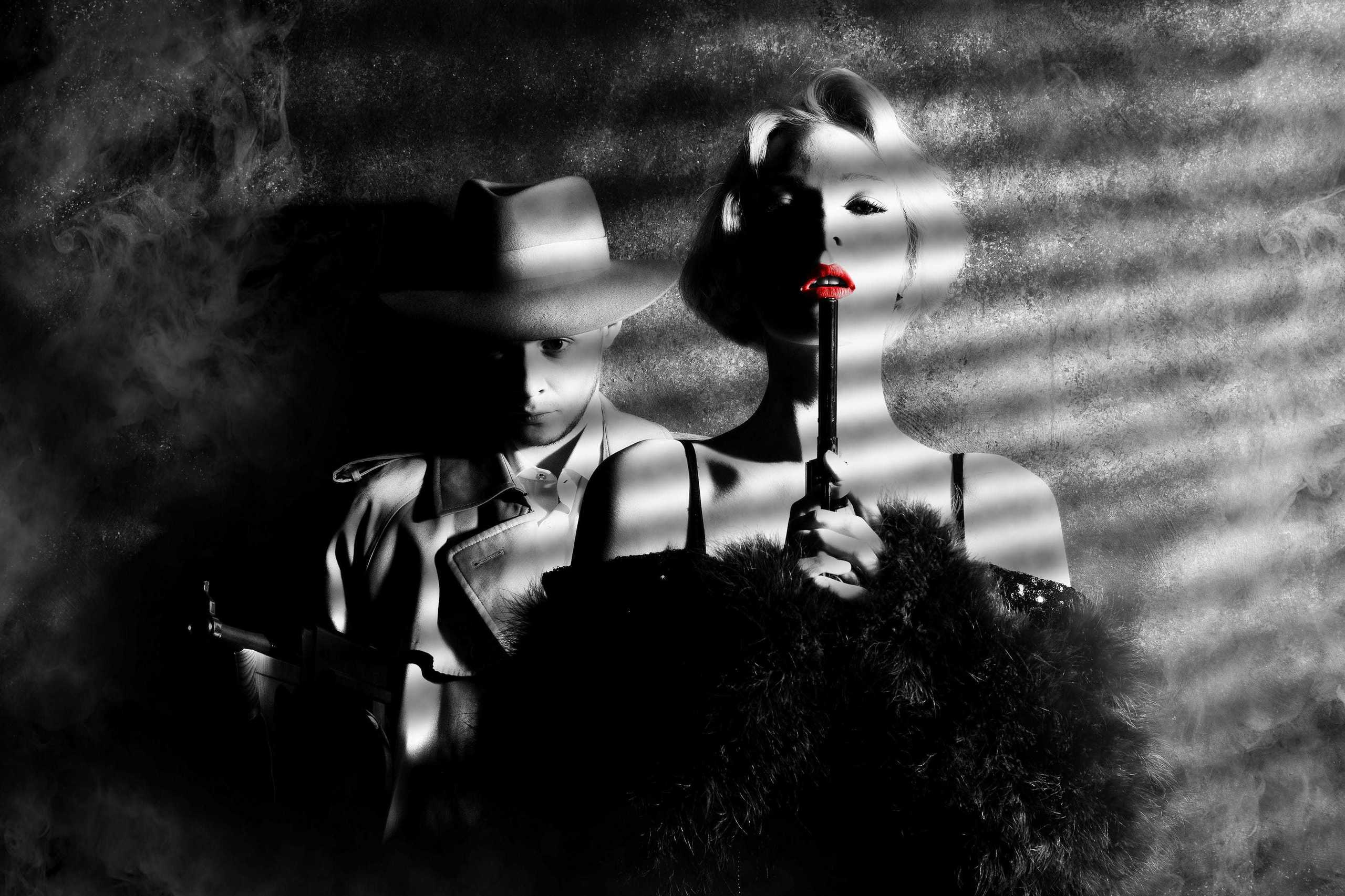 Фотосессия в стиле Нуар в Москве. Бизнес фотограф в Москве Алексей Кознев