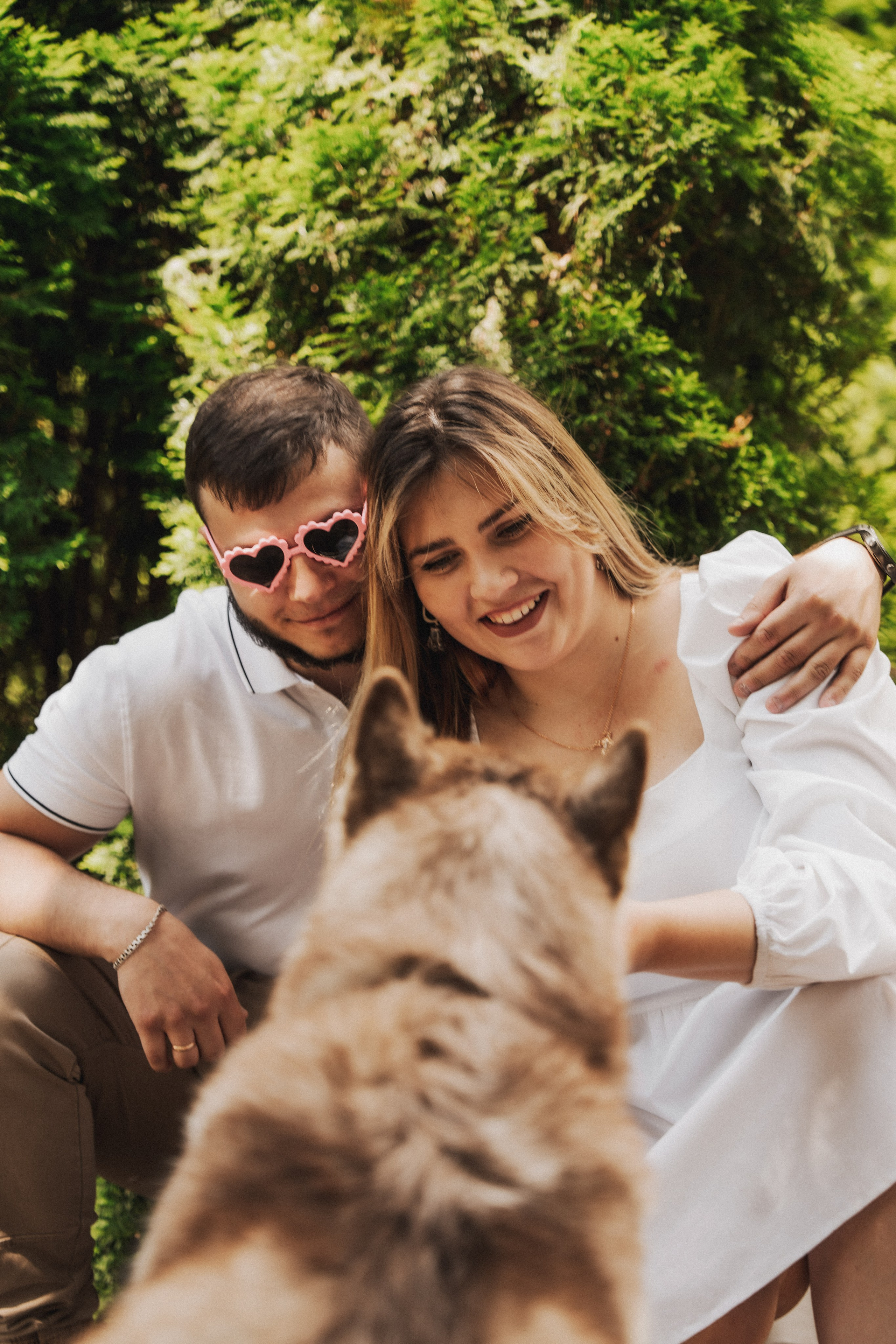 Дарья ♡ Максим ✧ Чоки — История любви, когда в семье есть хаски. Свадебный и портретный фотограф в Москве, Светлана Янковая