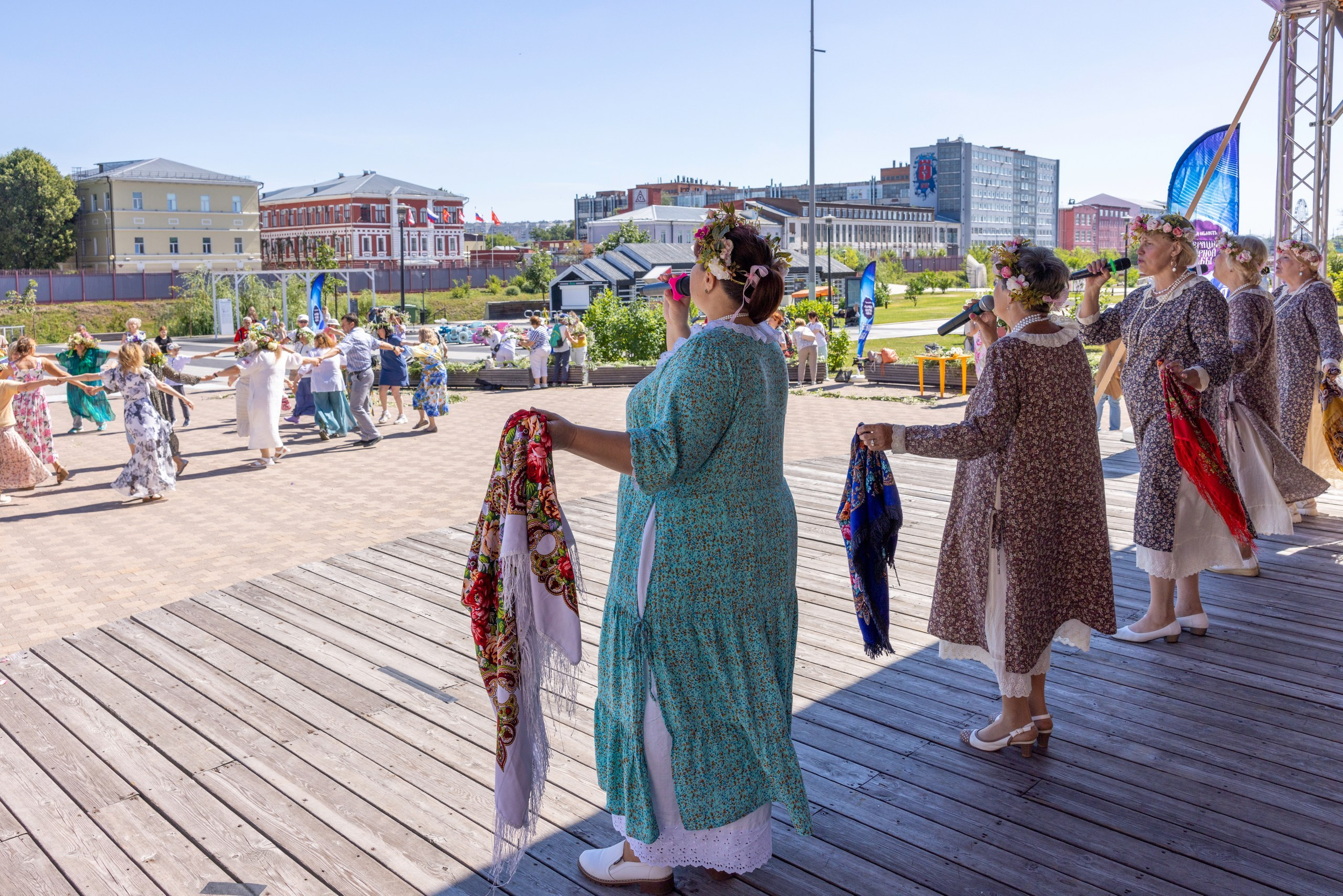Фестиваль «Ромашковый хоровод». Северная ходьба. Фотограф в Туле Крупский АнДРей. Фотостудия «КАДР71» в Туле