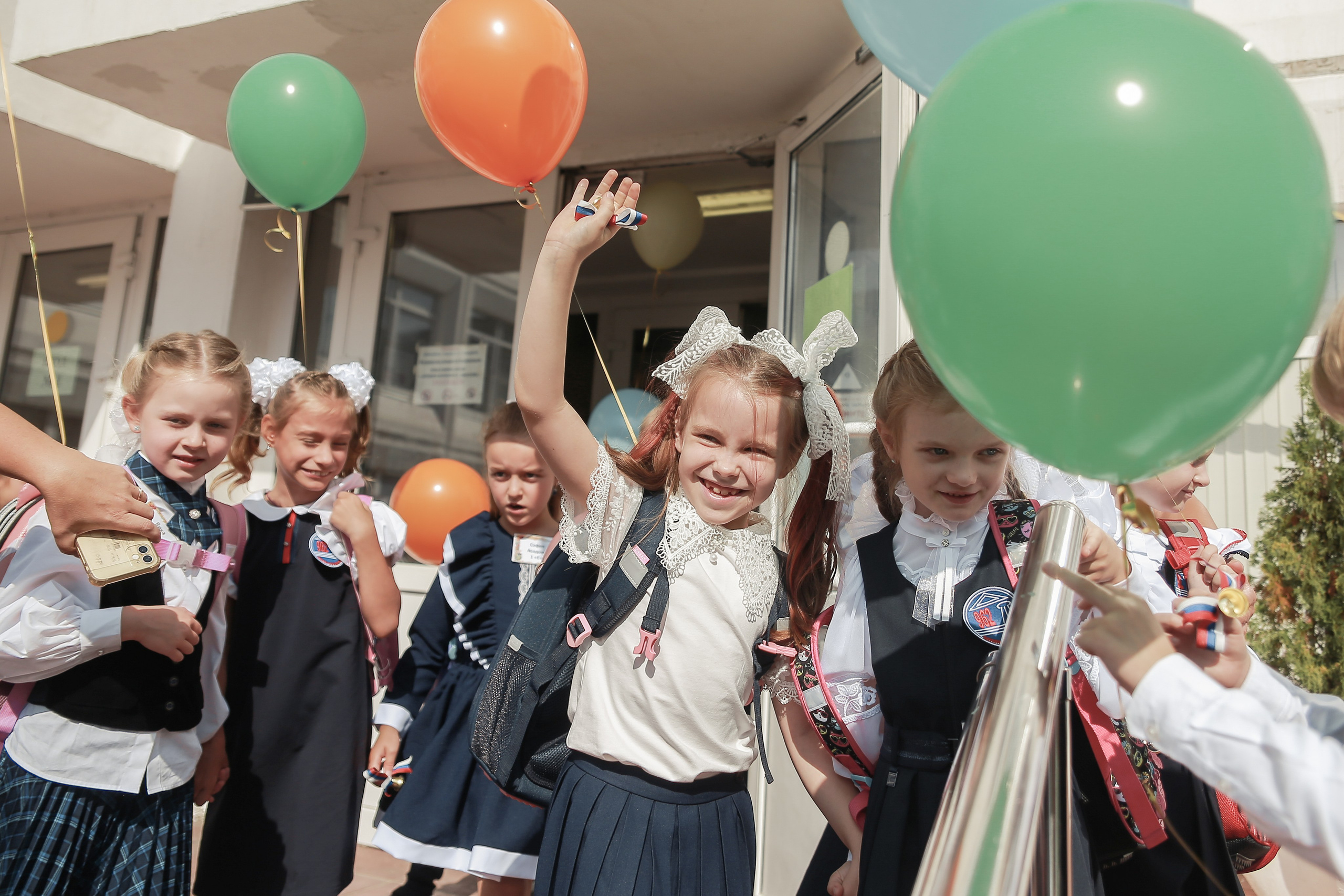 Первое сентября у 1Е класса. Антонина Морозова, профессиональный семейный фотограф видеограф