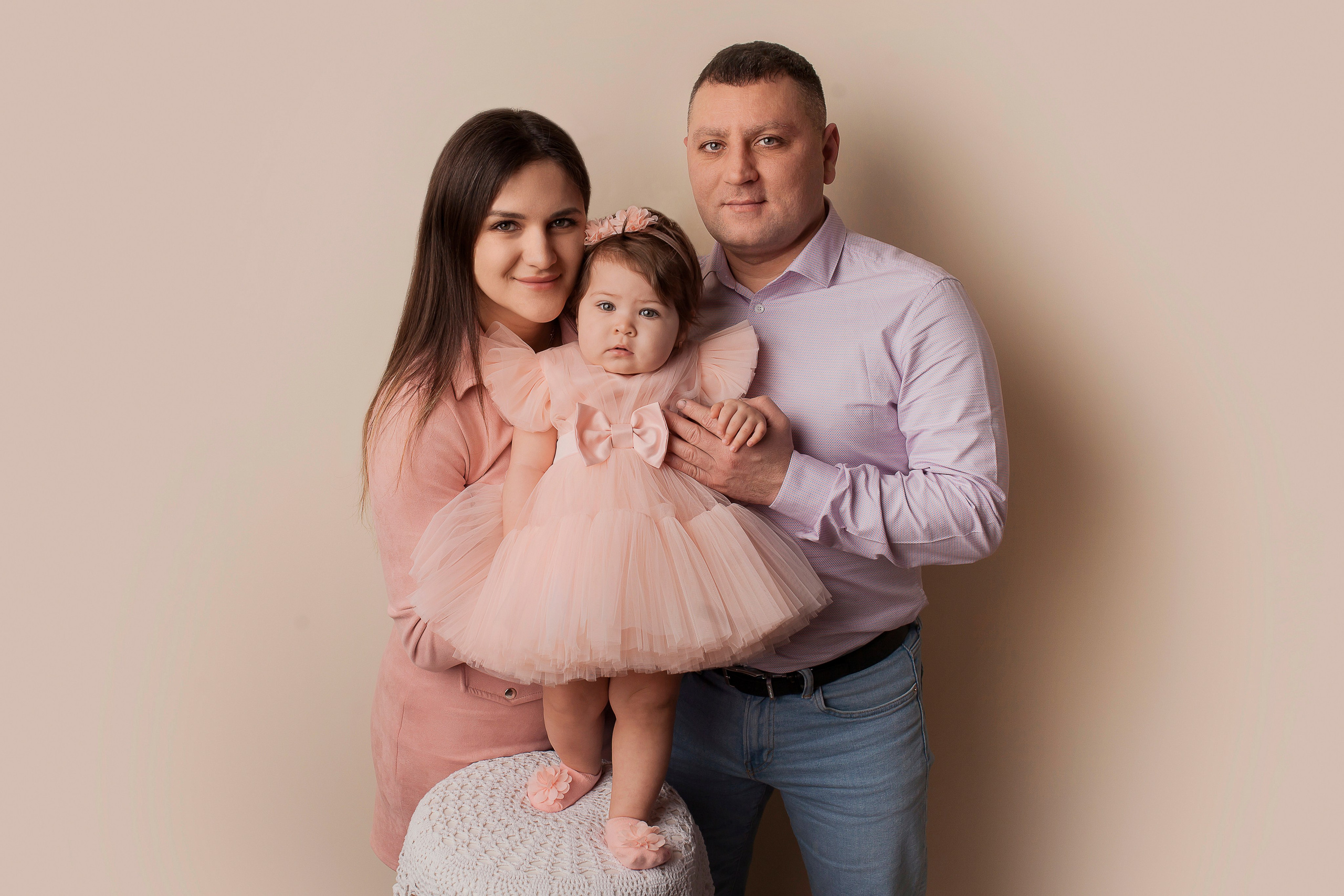 Годовасие — девочки. Фотограф новорожденных в Новокузнецке Анна Горошникова