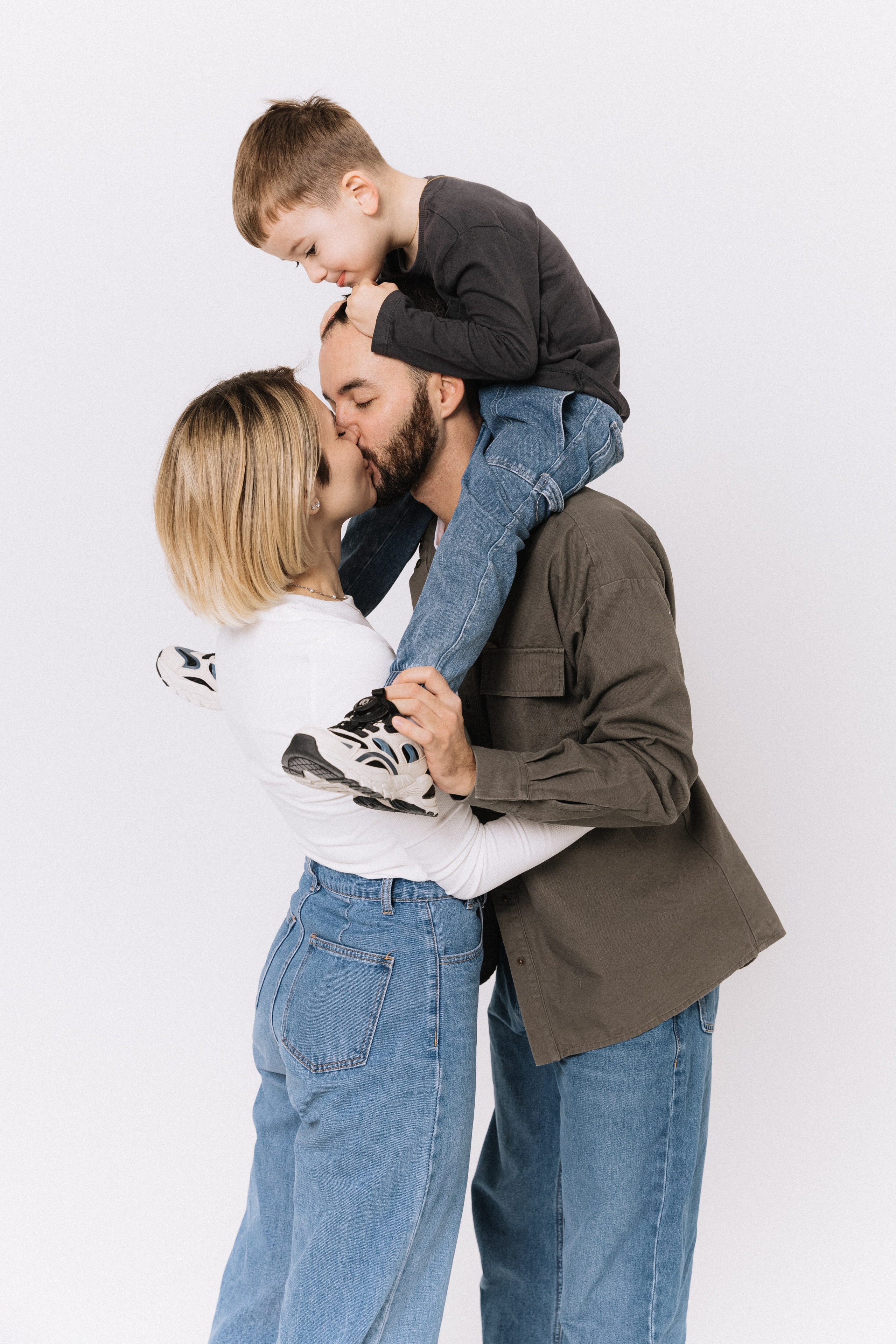 Лена, Леша и Миша. Фотограф и коллажист Ольга Шереметьева