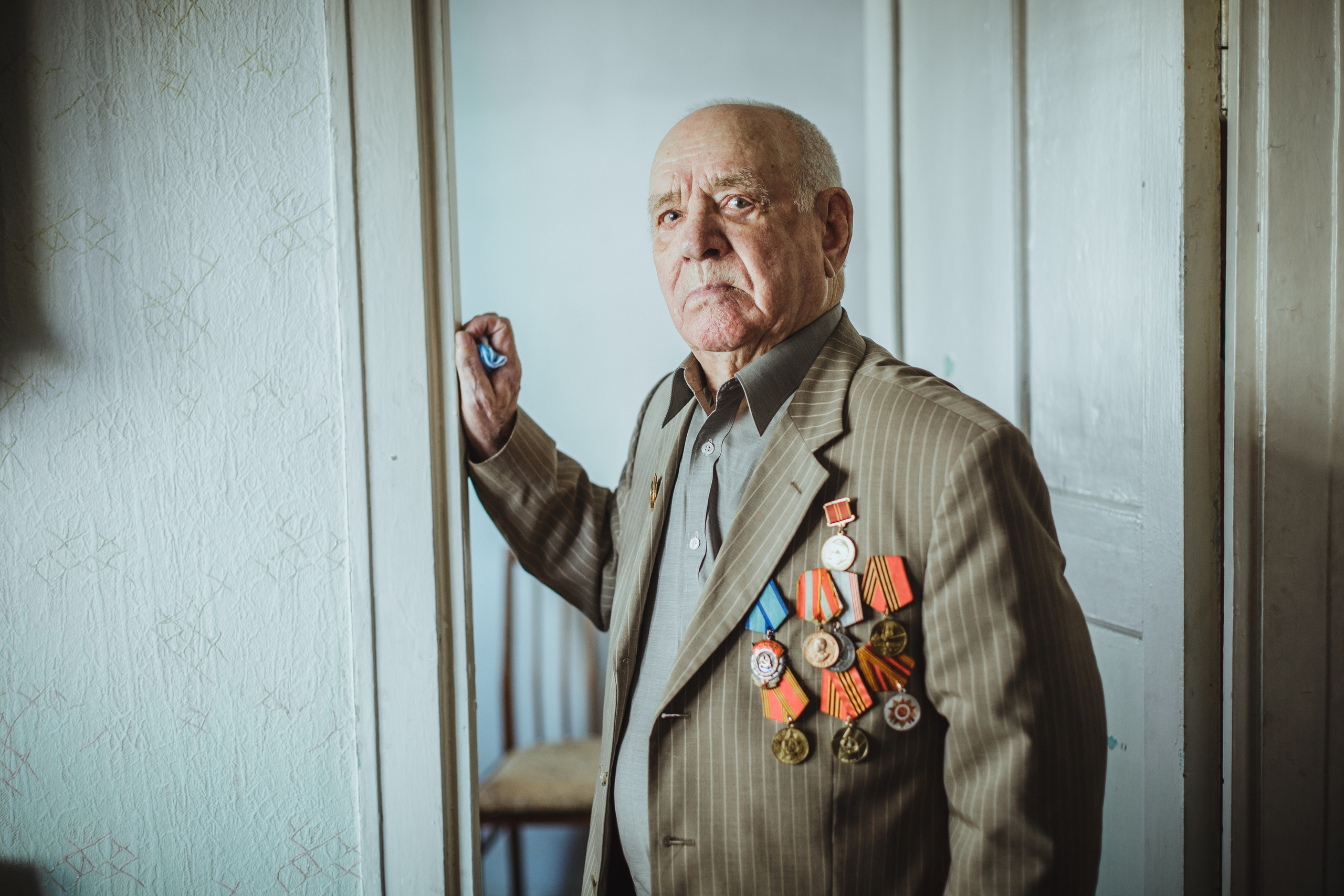 Ветеран Великой Отечественной Войны, портрет