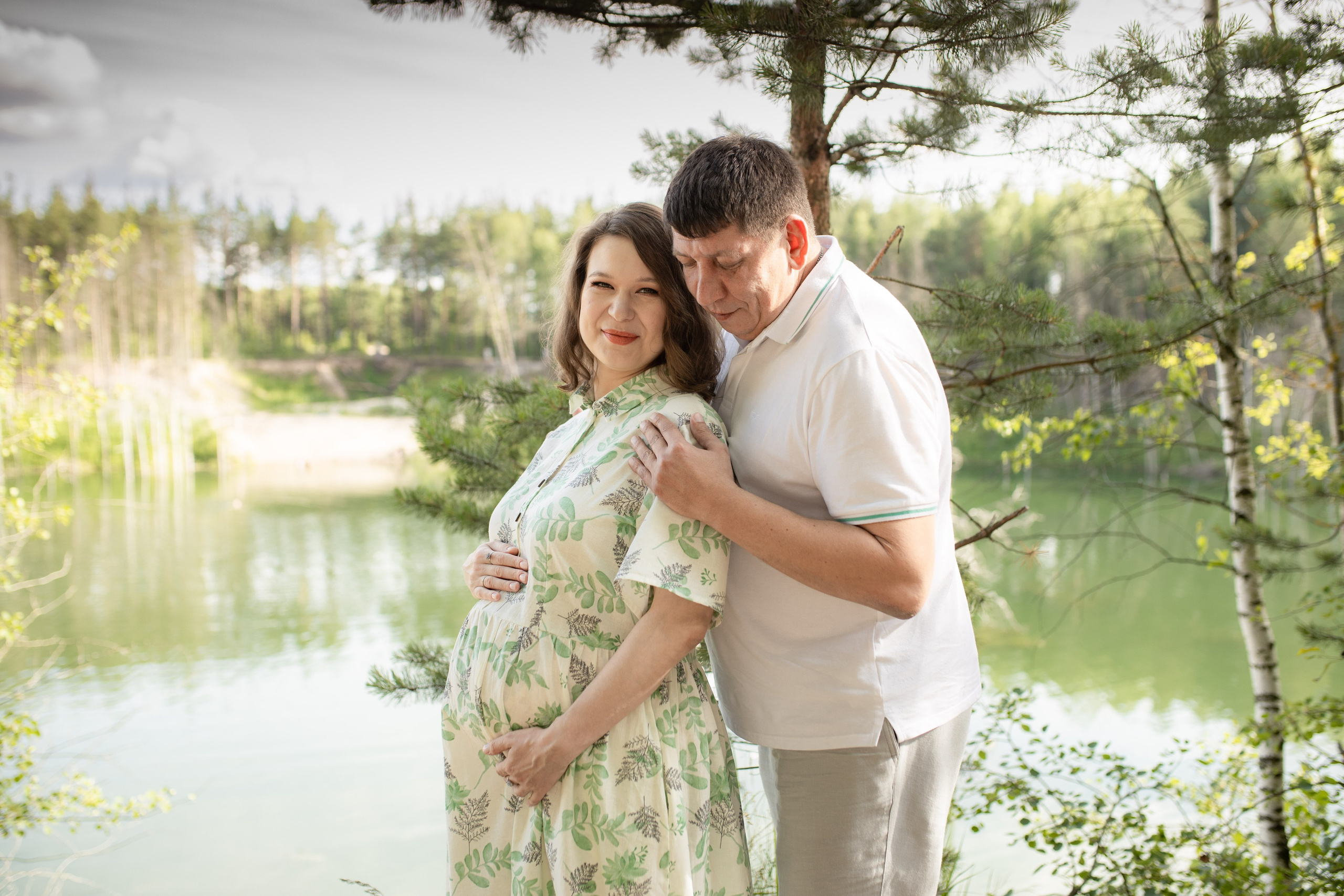 Фотосессия беременности на карьере. Фотограф в Железнодорожном и Балашихе