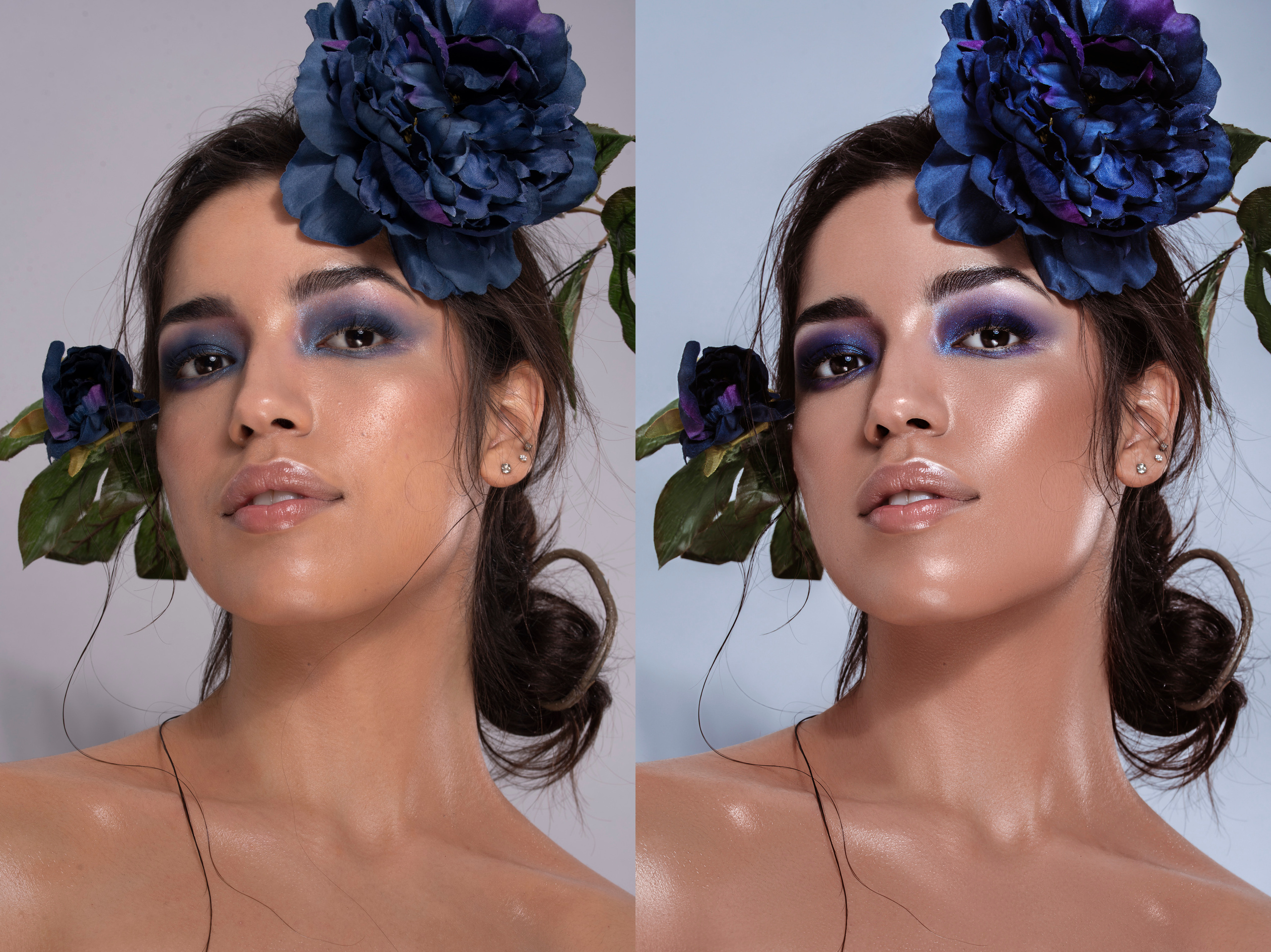 Ретушь Штерц до и после