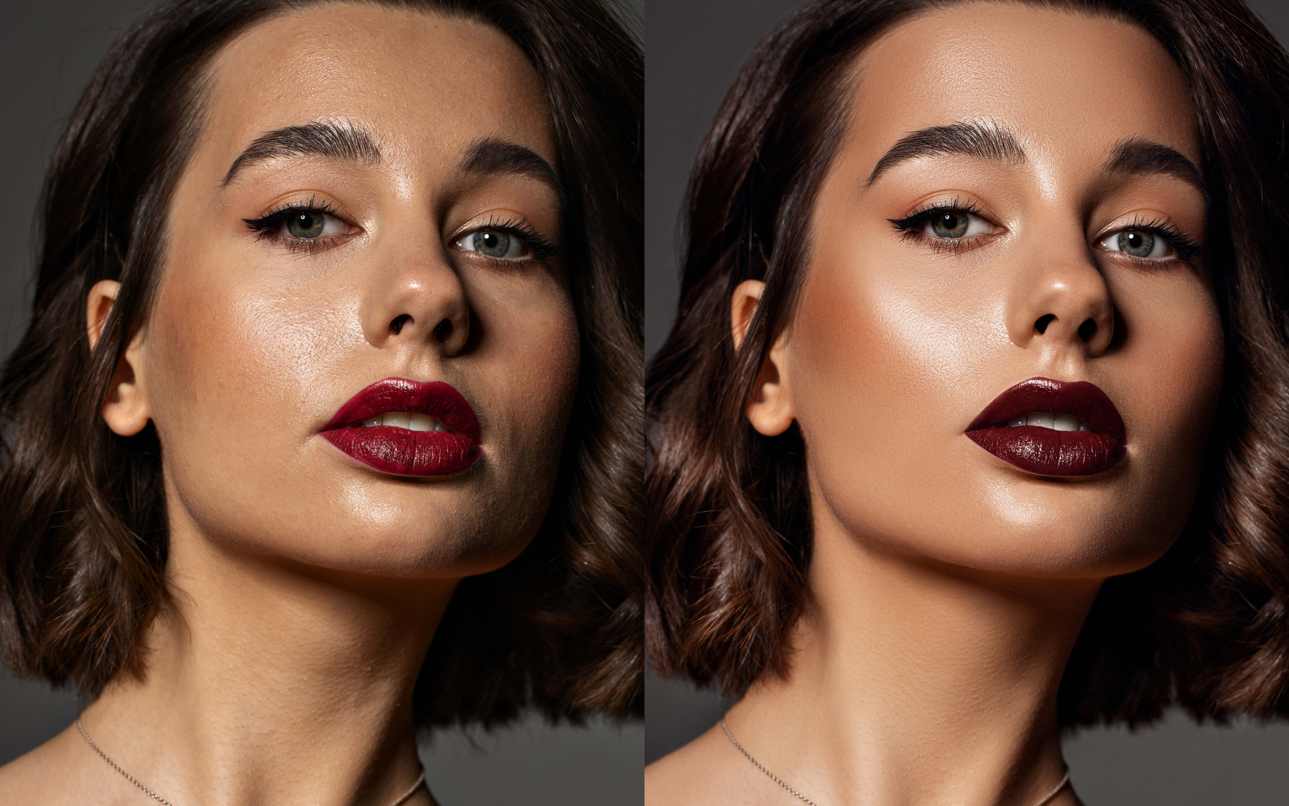 Oksana Shterts natural beautiful retouch before and after 
