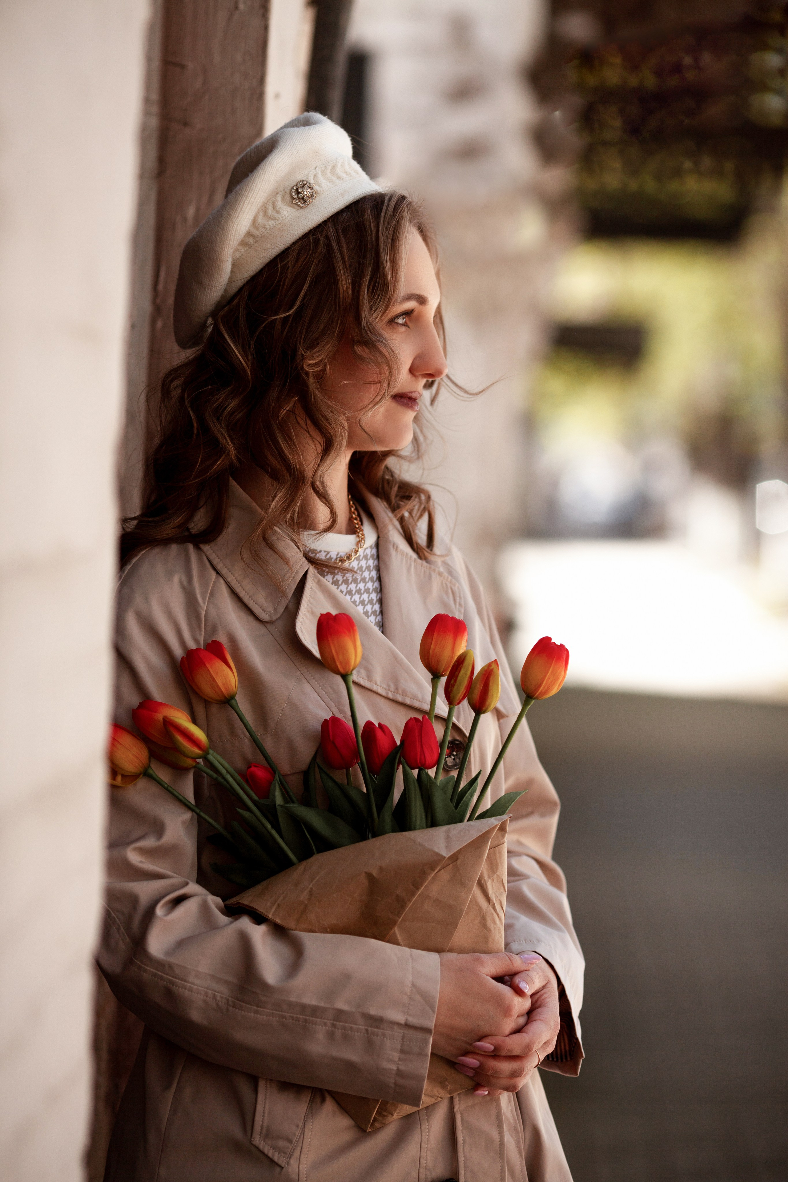 Женская городская фотосессия в образе француженки. Фотограф Ставрополь Пятигорск Елизавета Дарина