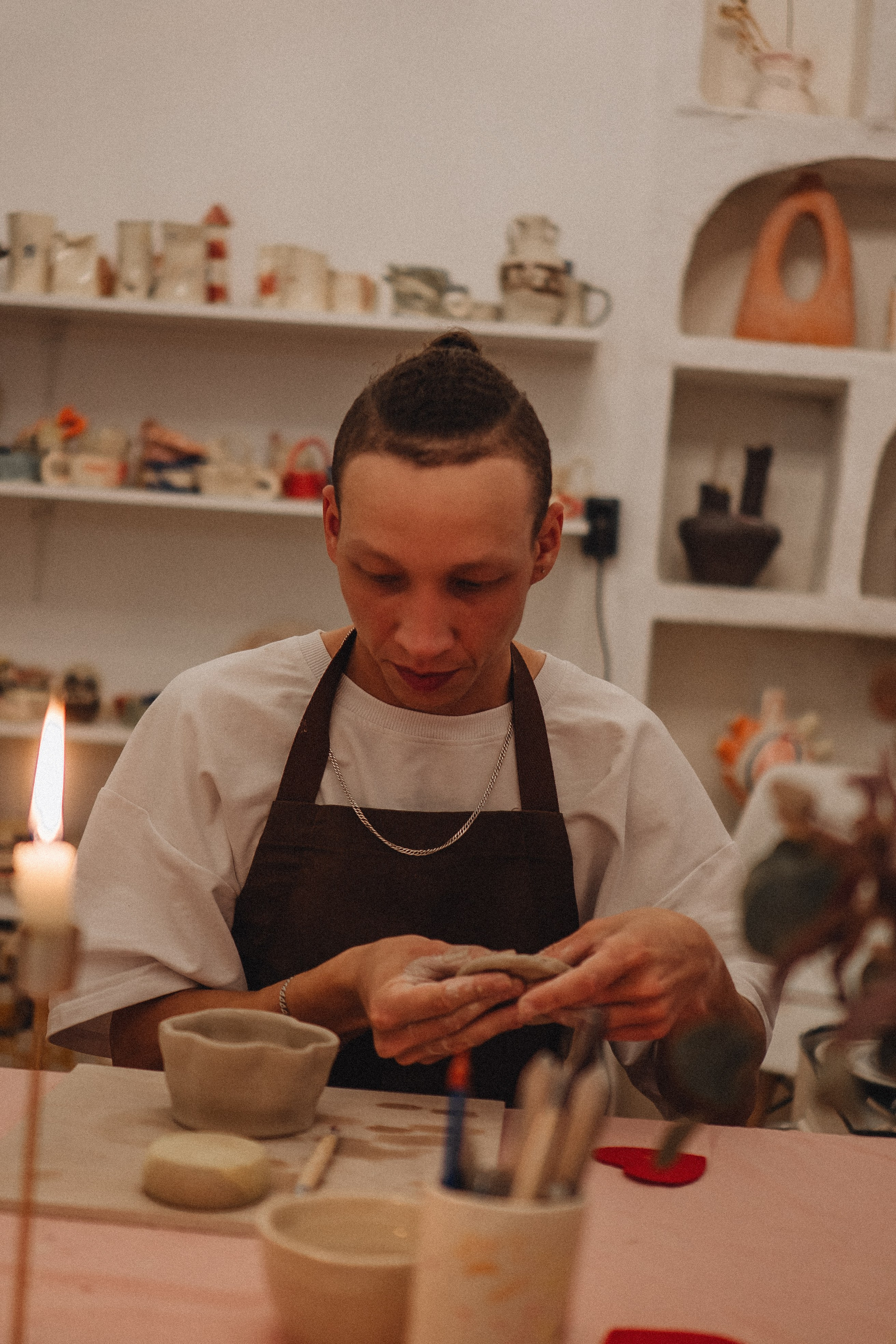 СВИДАНИЕ В ГОНЧАРНОЙ МАСТЕРСКОЙ. Профессиональный фотограф, Санкт-Петербург — Виктория Богомолова
