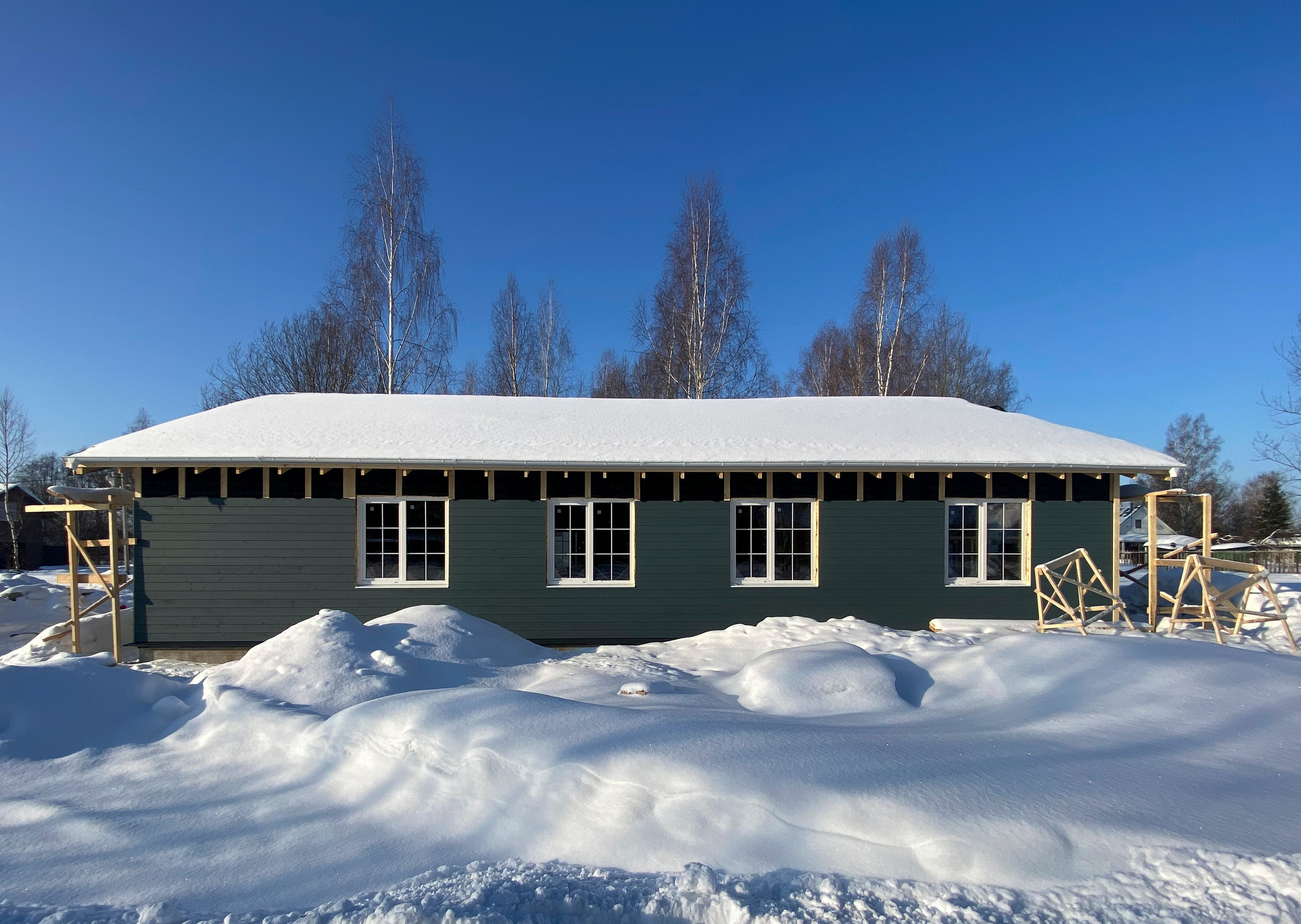 Каркасный дом (Тверская область). Строительство каркасных домов в Москве и МО