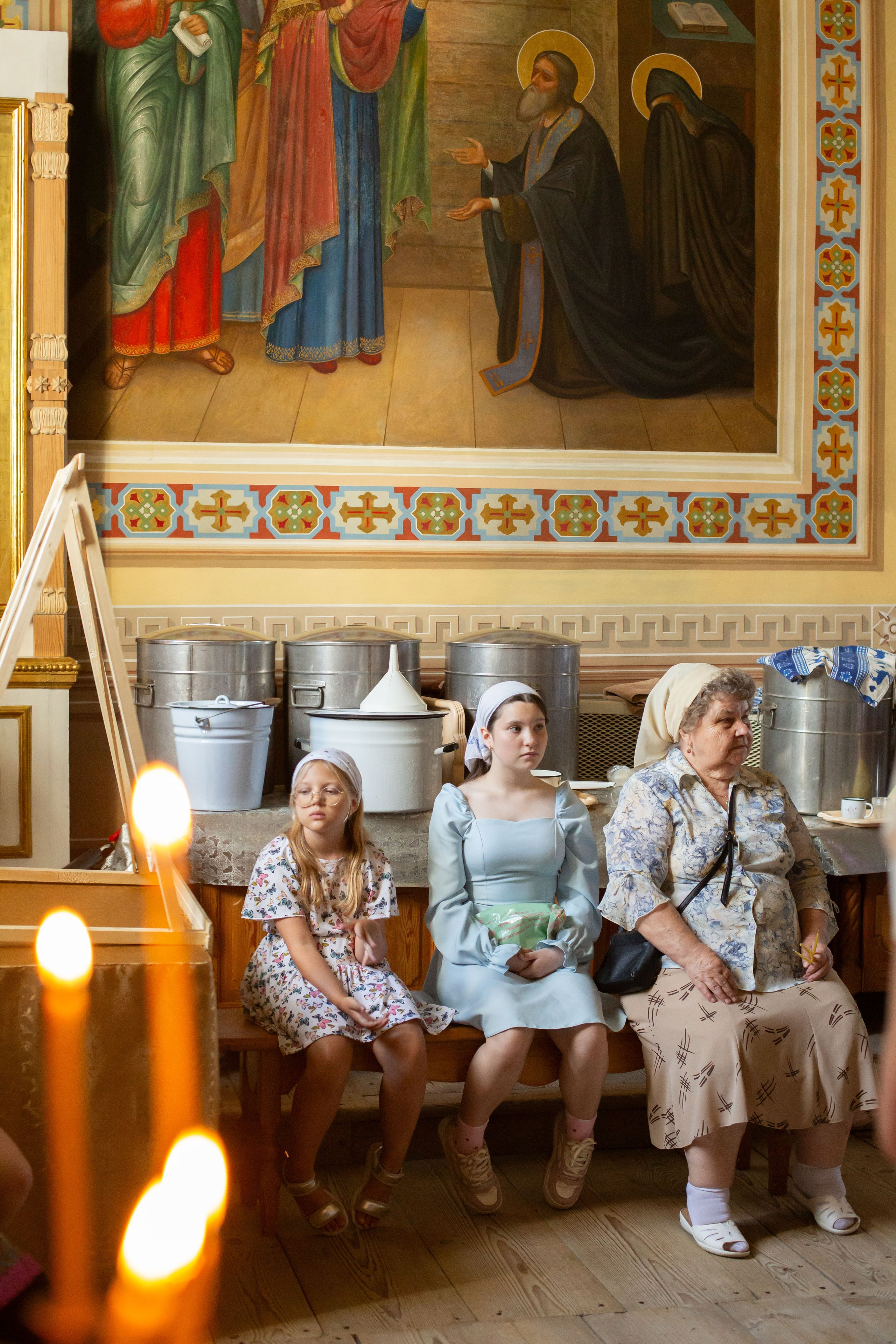 Молебен Николай Зарайсий с Ашитково Воскресенский храм. Семейный и детский фотограф Анна Петракова