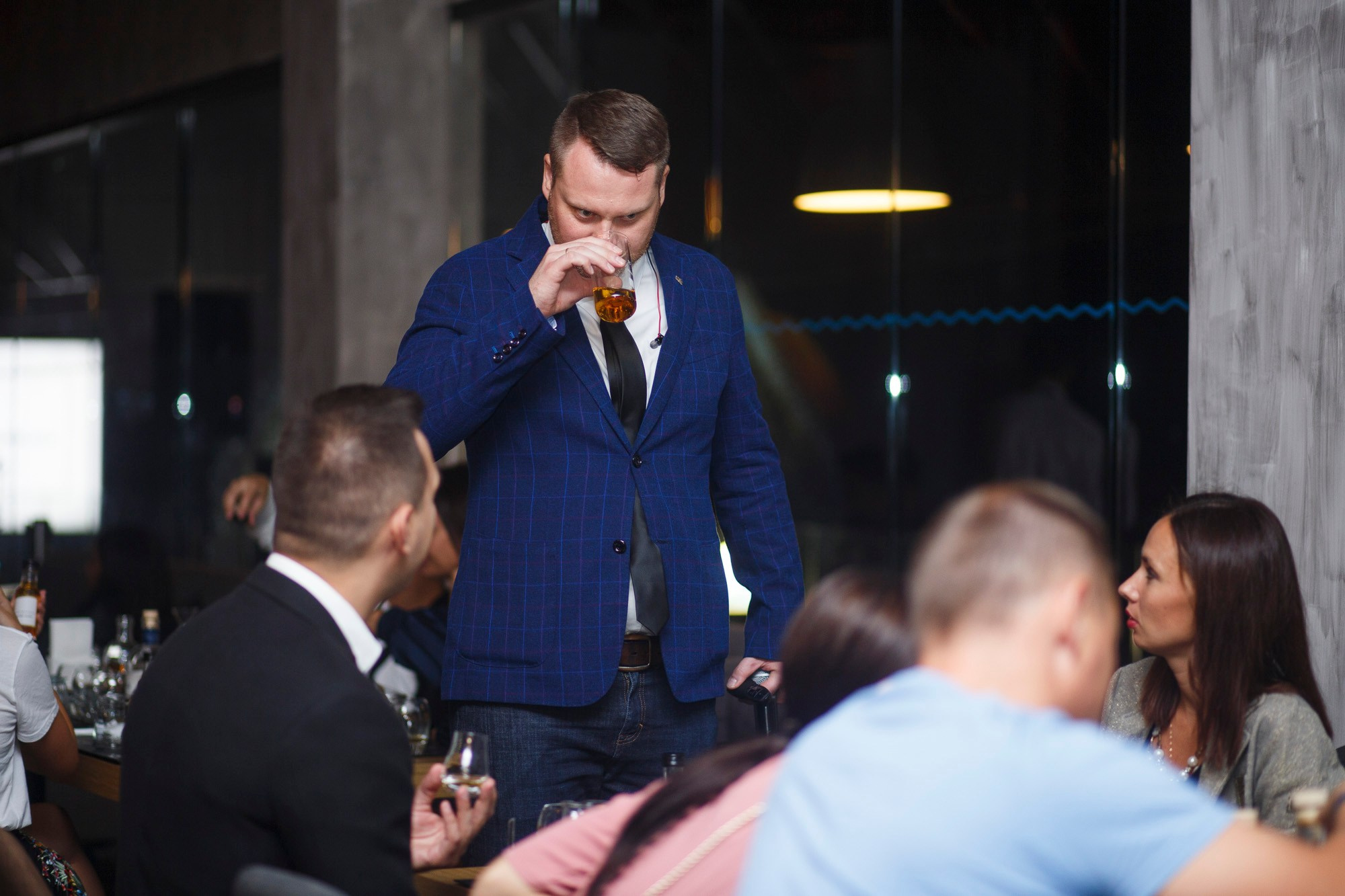 Dinner Chivas. Reportage and staged photographer Natalia Sannikova