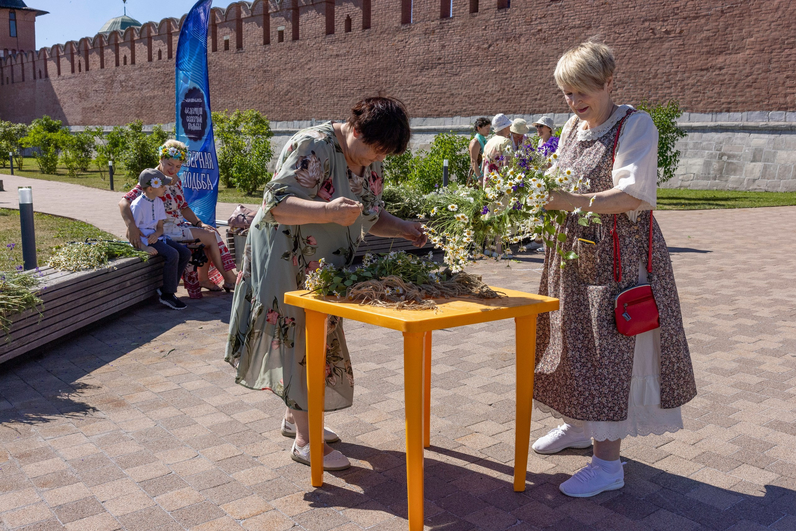 Фестиваль «Ромашковый хоровод». Северная ходьба. Фотограф в Туле Крупский АнДРей. Фотостудия «КАДР71» в Туле