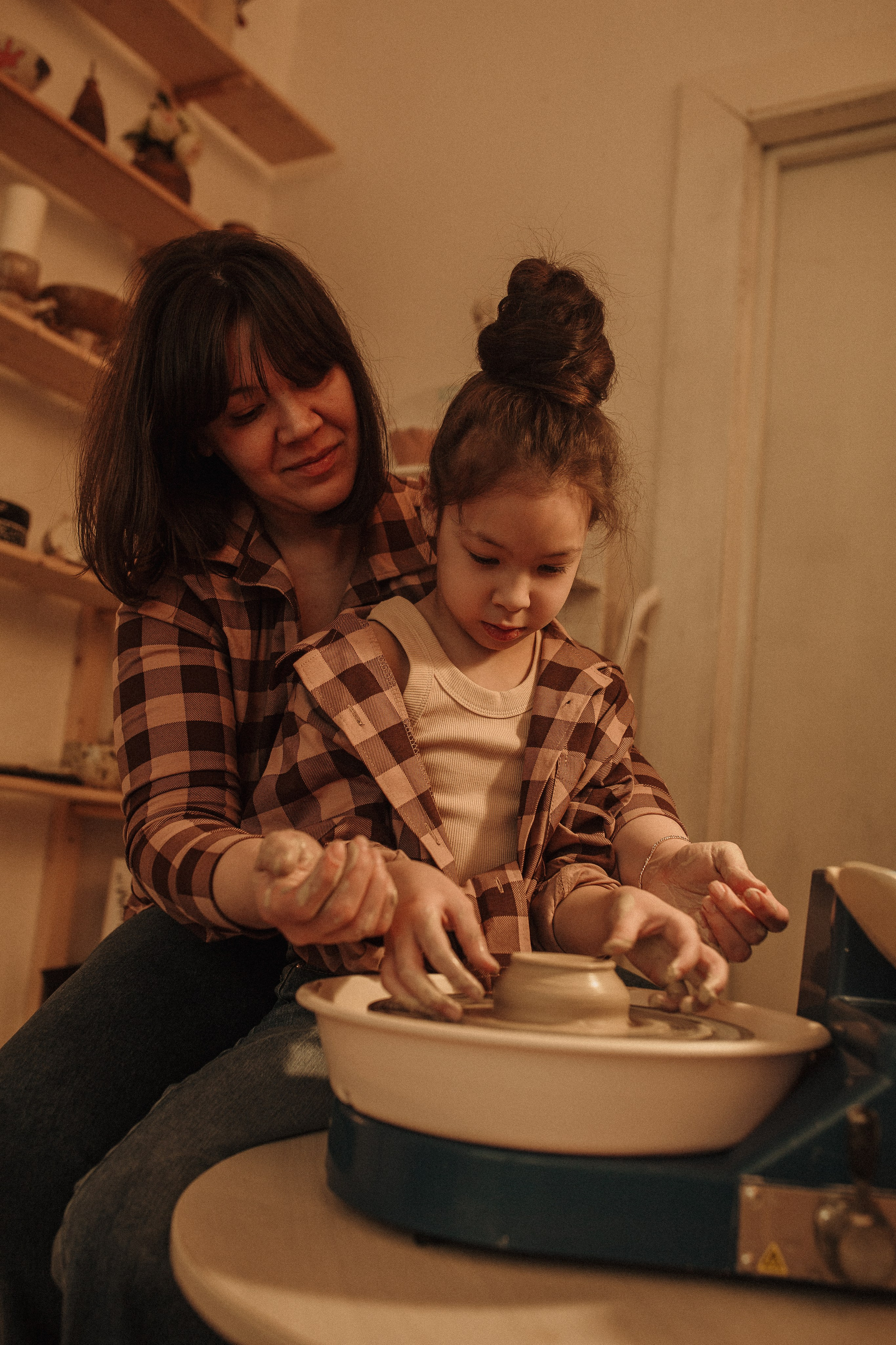 Дина & София гончарная. Семейный и Свадебный фотограф в Санкт-Петербурге Плохая Екатерина