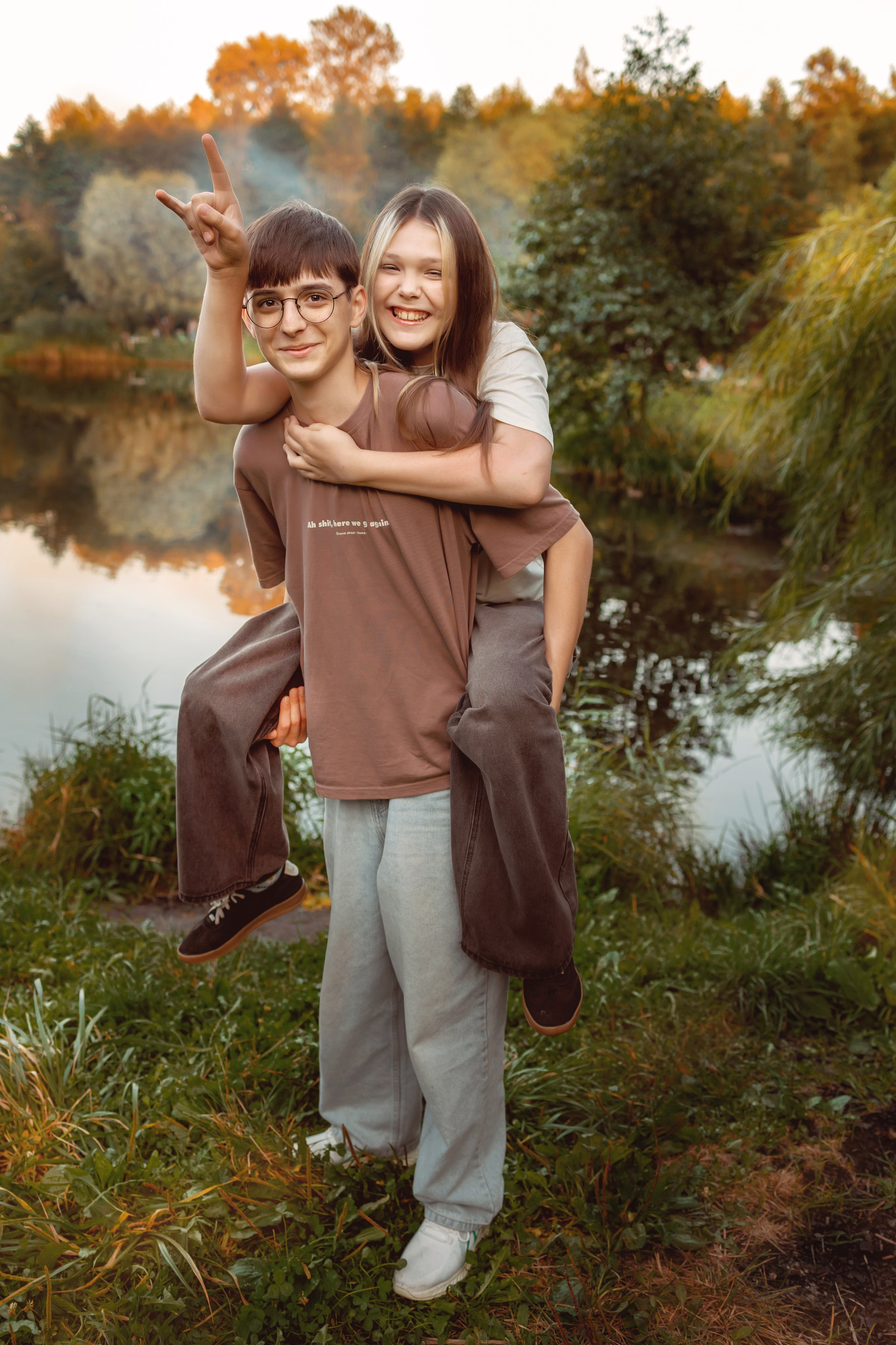 В парке Новознаменка. Выпускные альбомы. Школьный и семейный фотограф Виктория Игнатьева