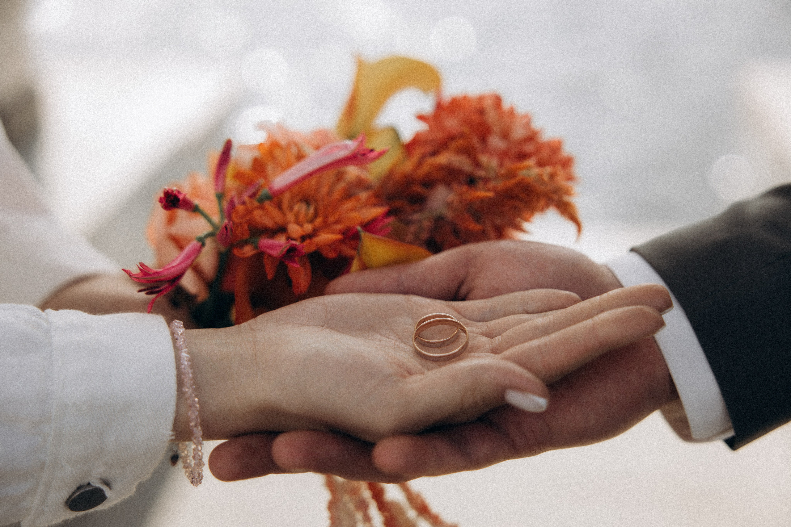 Свадебная фотосессия на Речном вокзале города Москвы