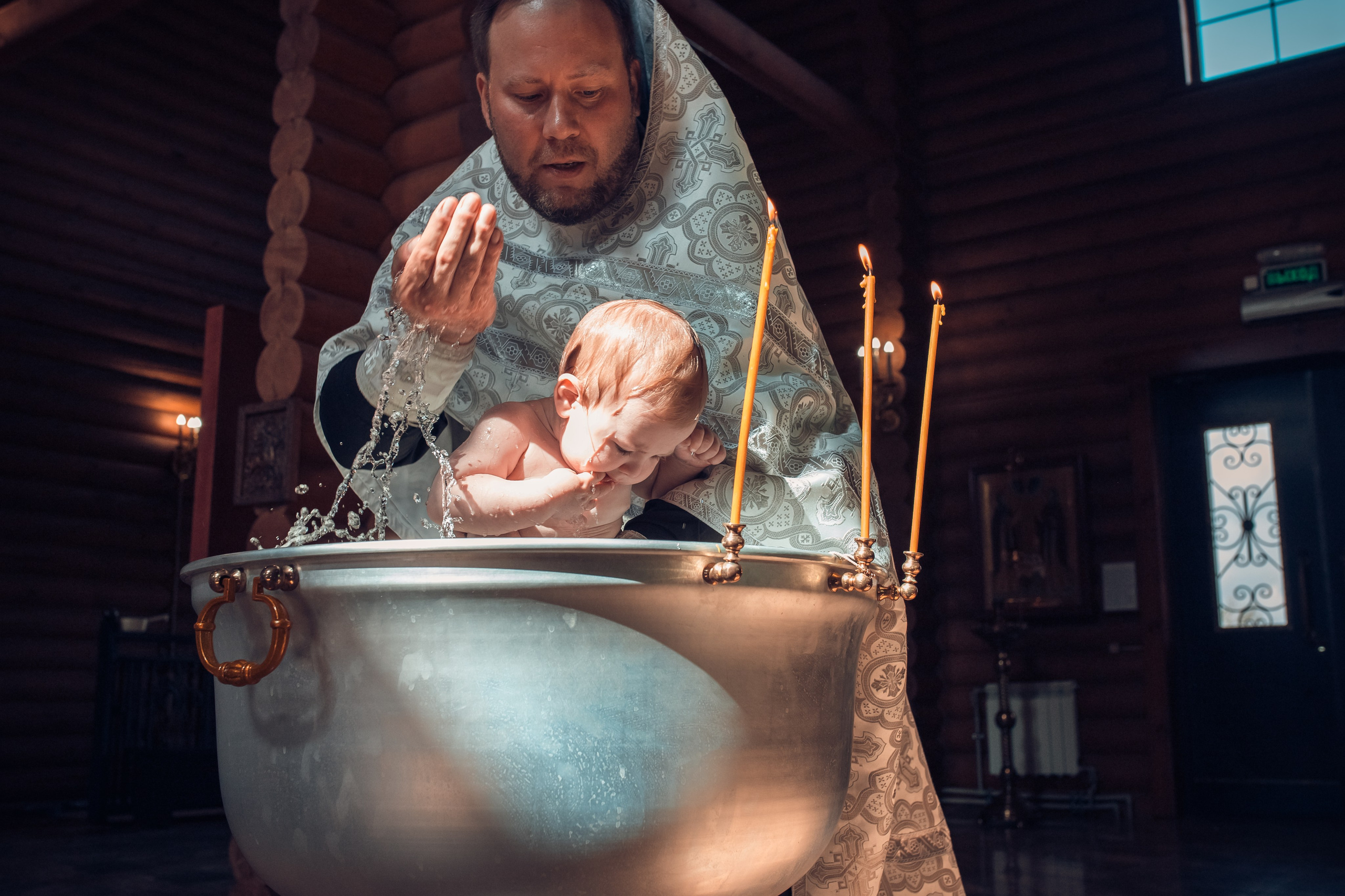 Крещение Леонида. Екатерина Крапивина фотограф церковных Таинств в Нижний Новгороде