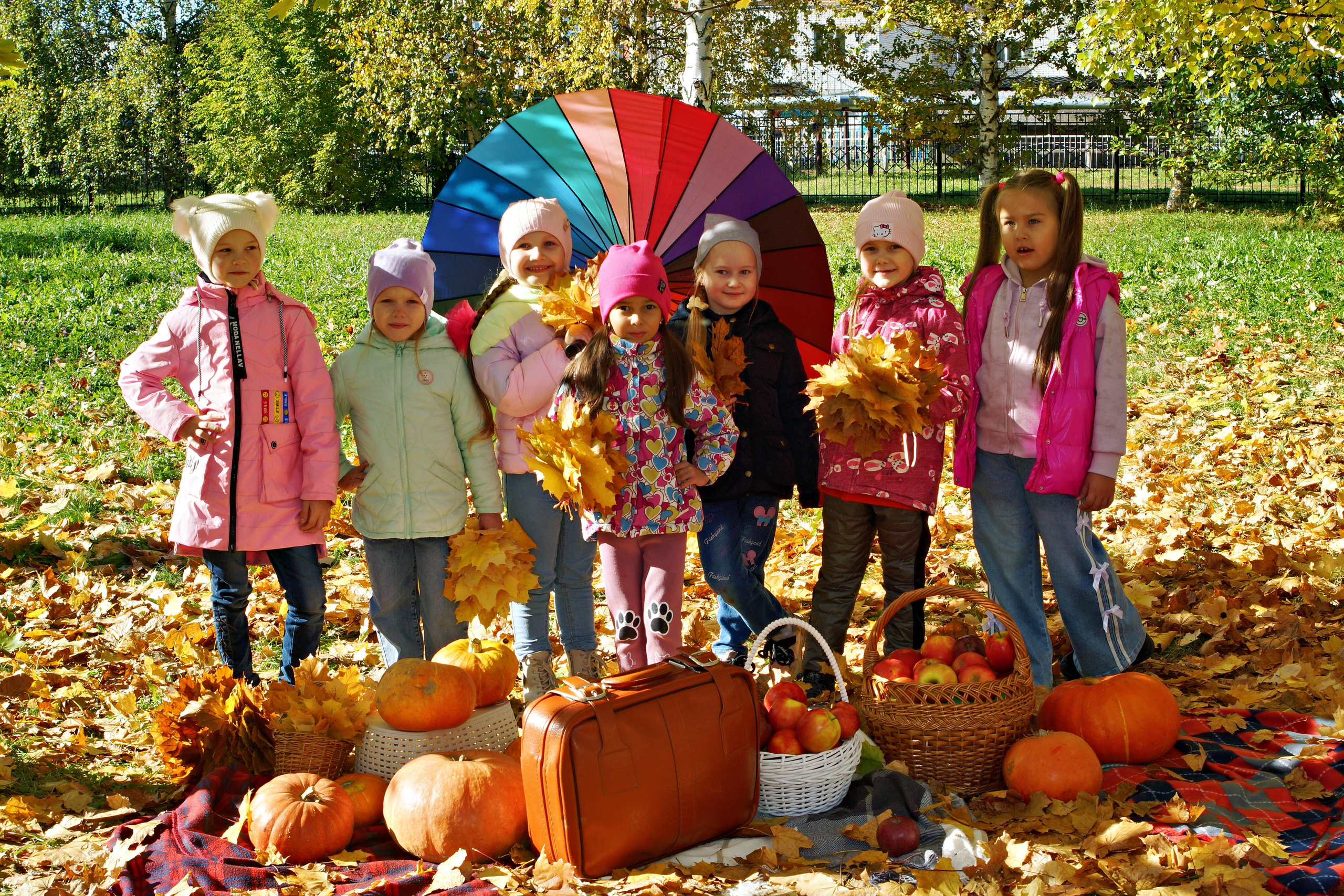 Осенняя фотосессия в детском саду г. Йошкар-Ола