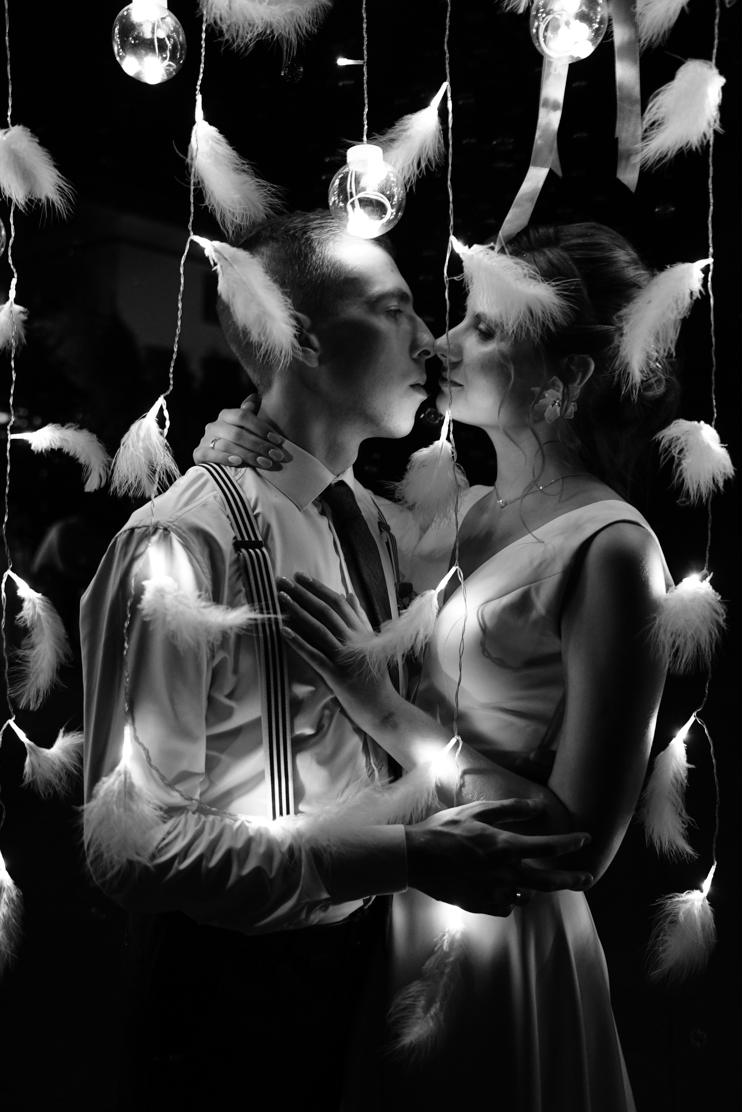 Иван и Виктория чб. Свадебный фотограф в Самаре Анна Ковалева