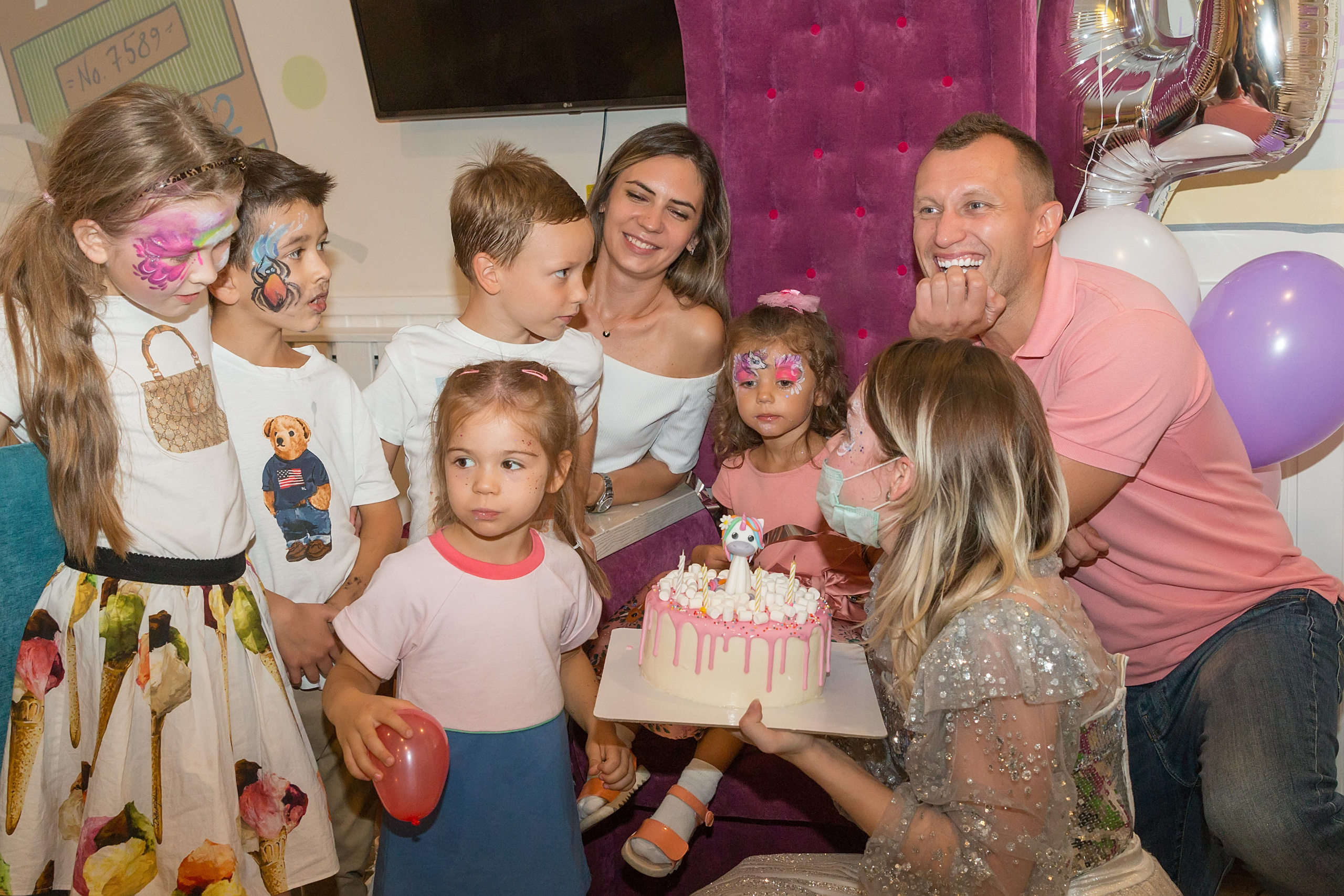 День рождение Вики 4 года. Семейный и детский фотограф в Москве Екатерина Лебедева