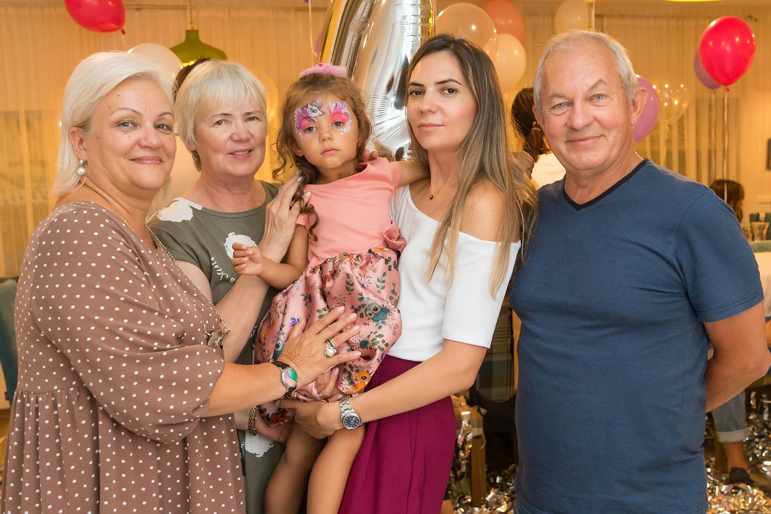 День рождение Вики 4 года. Семейный и детский фотограф в Москве Екатерина Лебедева