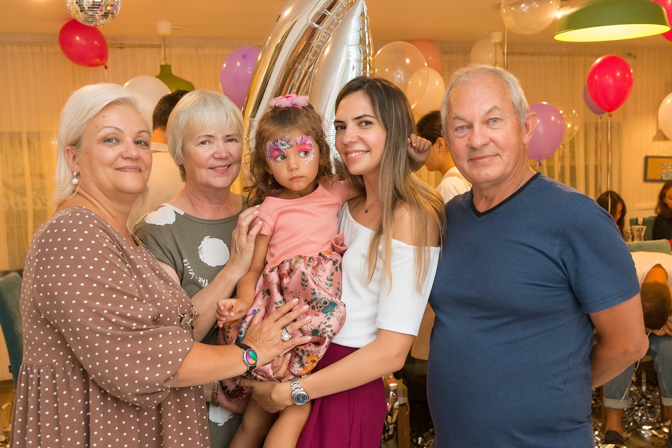 День рождение Вики 4 года. Семейный и детский фотограф в Москве Екатерина Лебедева