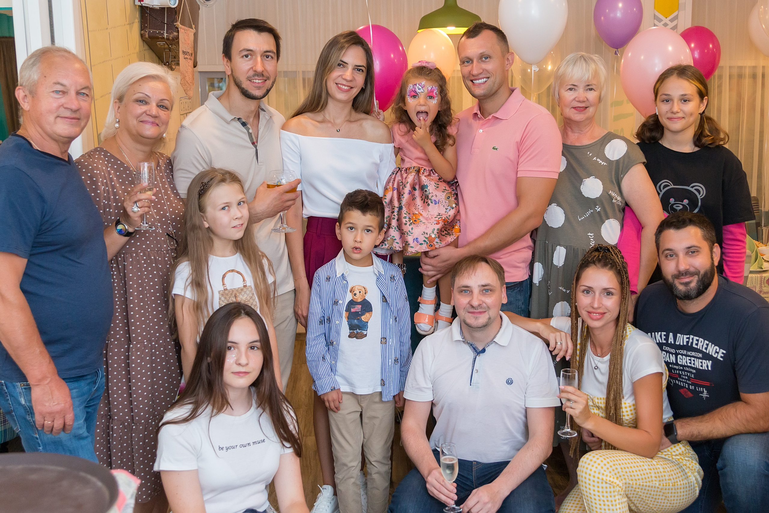 День рождение Вики 4 года. Семейный и детский фотограф в Москве Екатерина Лебедева