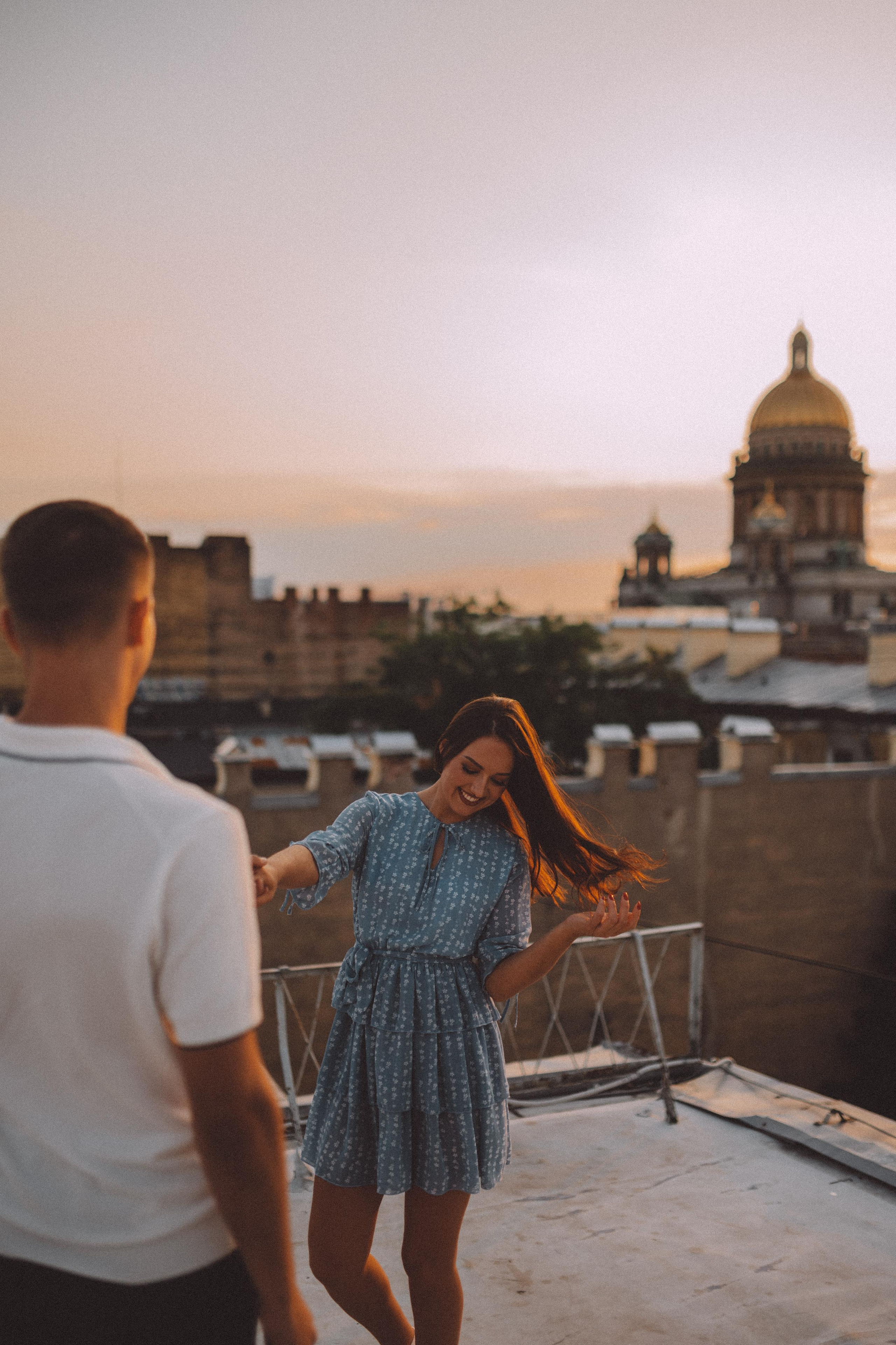 ЛавСтори Крыша. Свадебный фотограф в Санкт-Петербурге