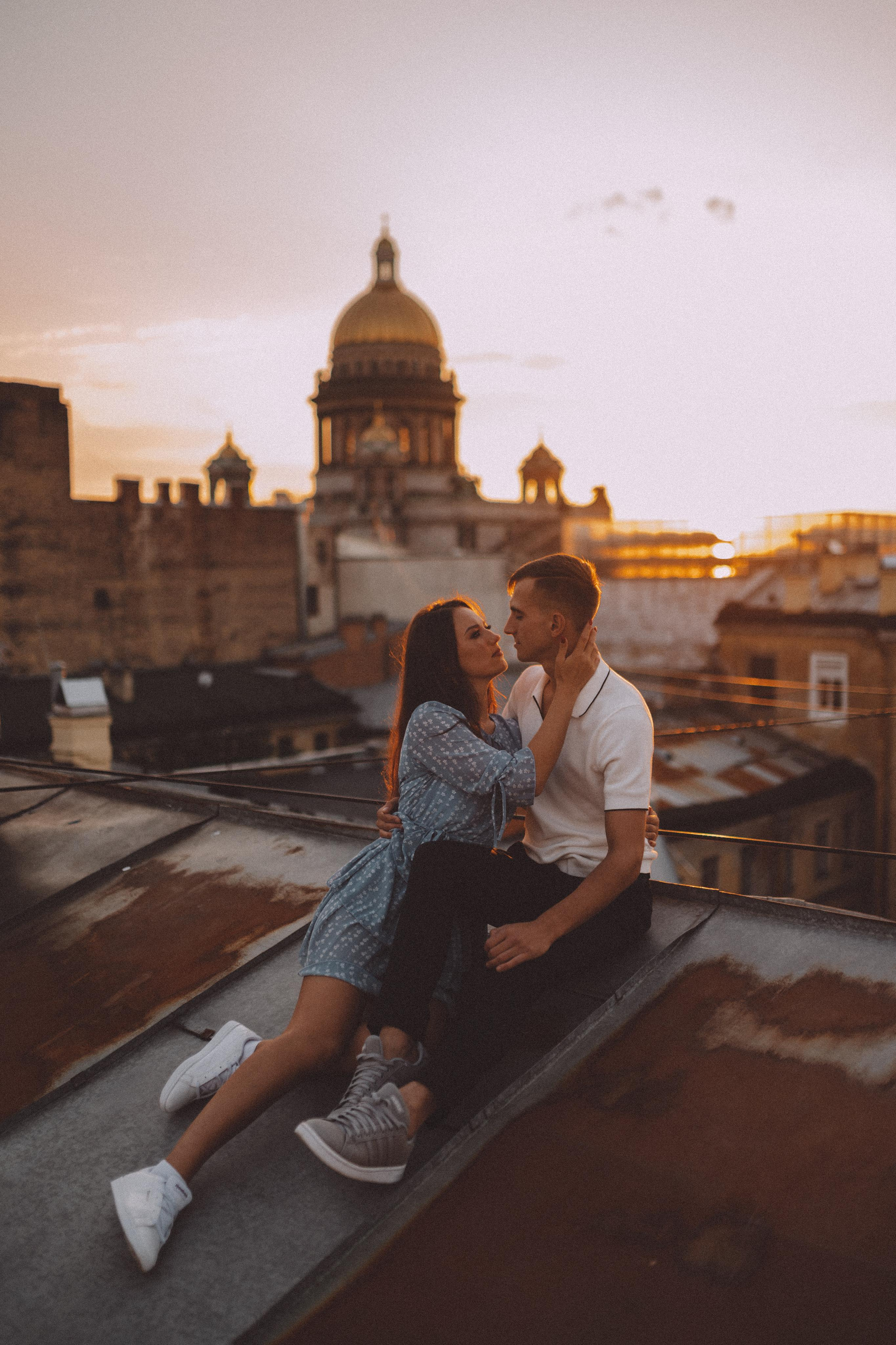 ЛавСтори Крыша. Свадебный фотограф в Санкт-Петербурге