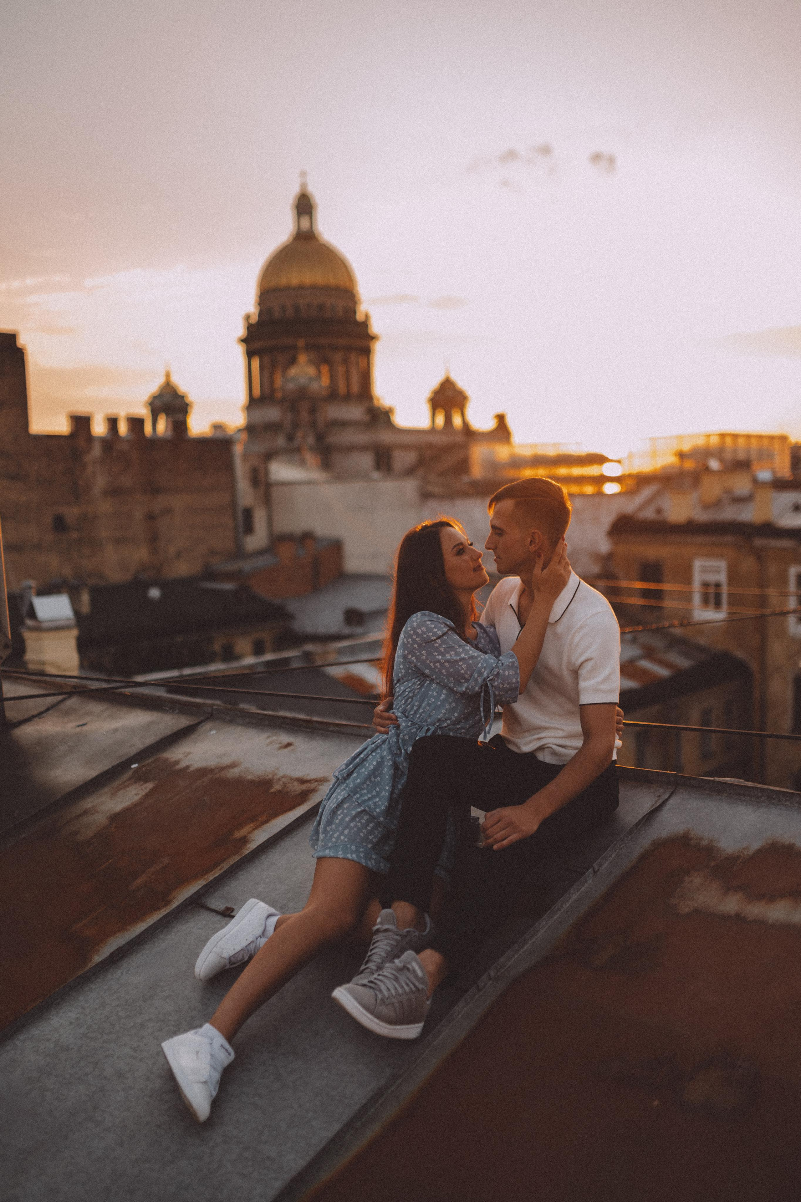 ЛавСтори Крыша. Свадебный фотограф в Санкт-Петербурге