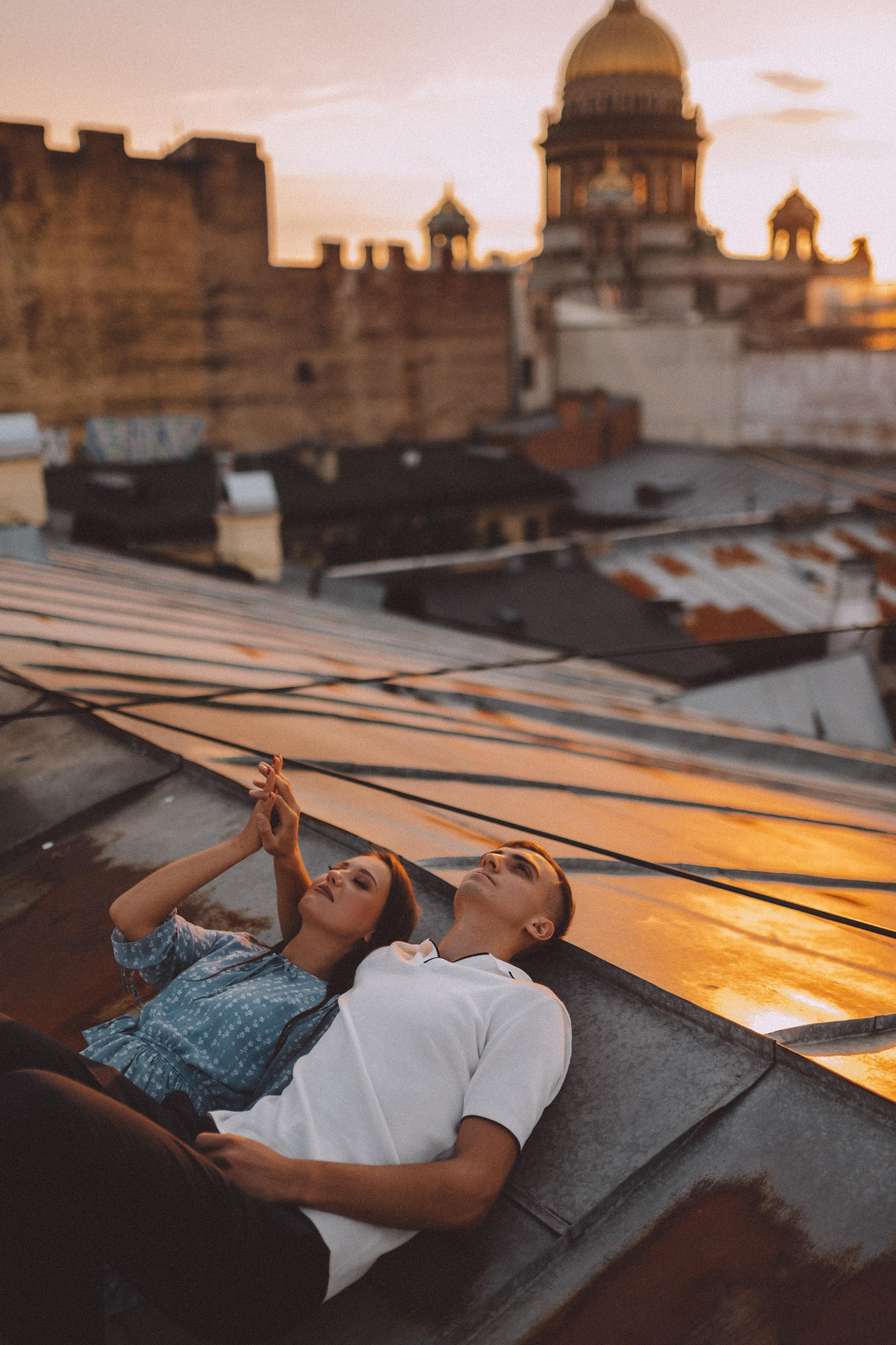 ЛавСтори Крыша. Свадебный фотограф в Санкт-Петербурге