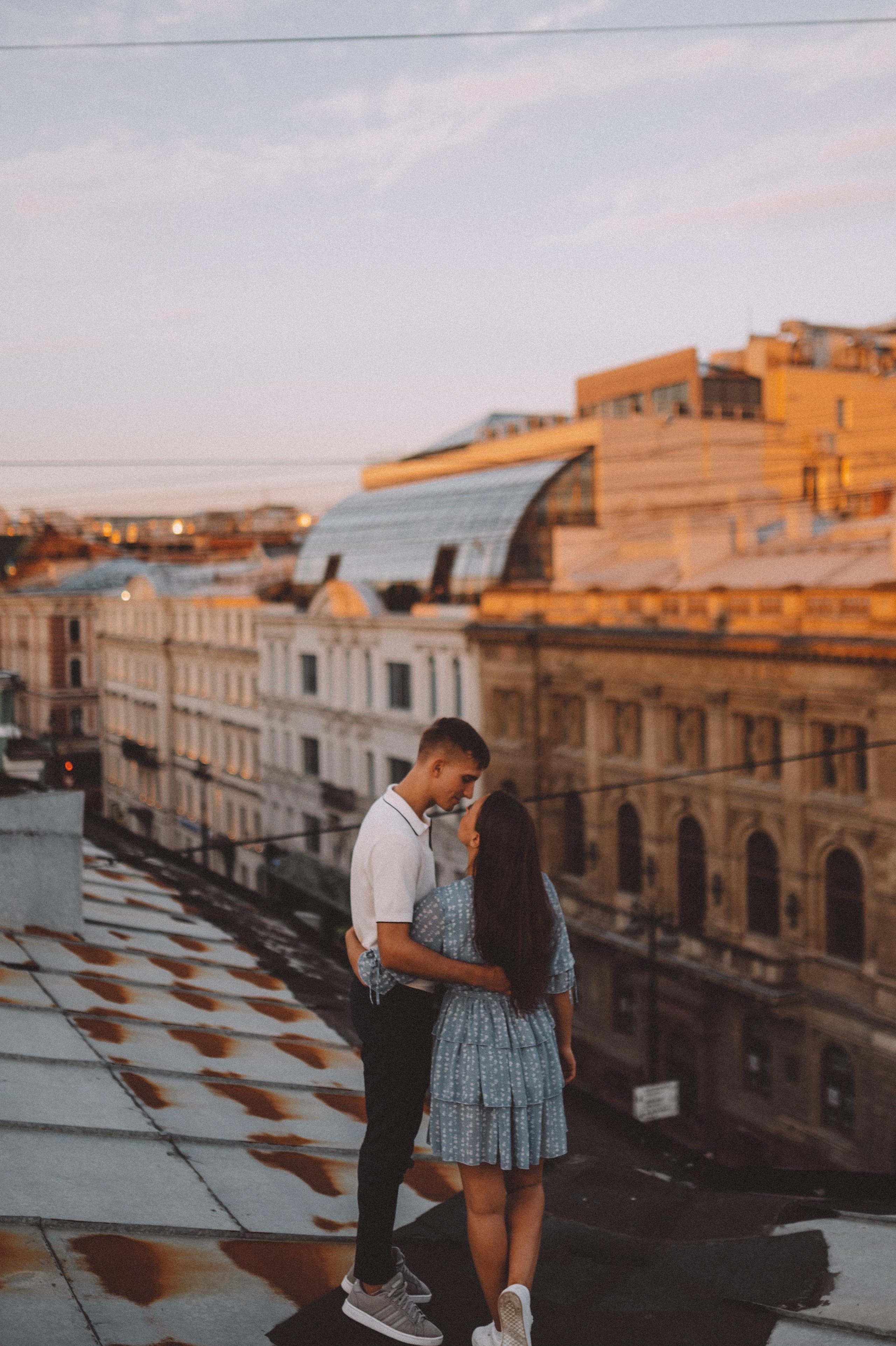 ЛавСтори Крыша. Свадебный фотограф в Санкт-Петербурге