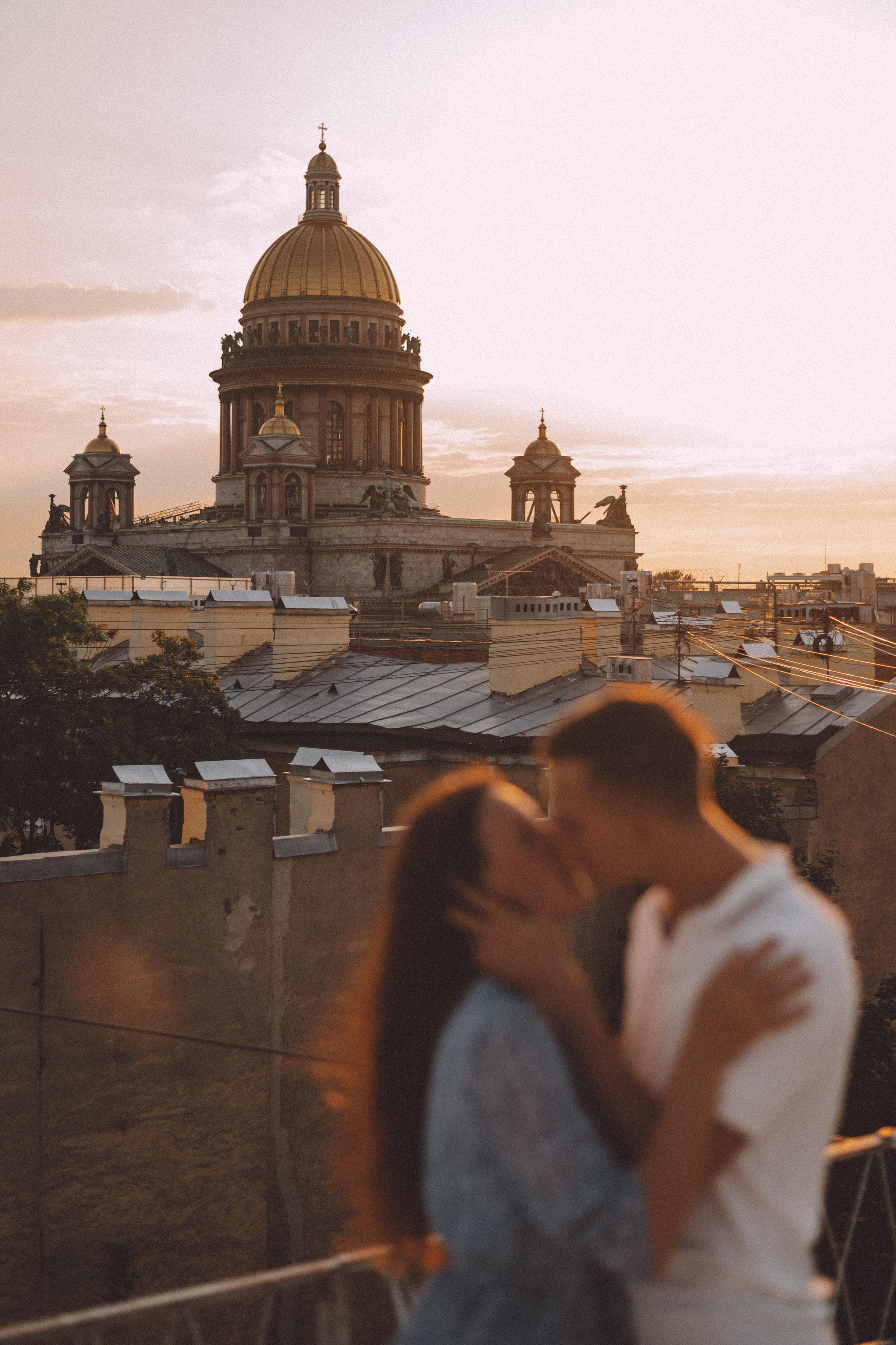 ЛавСтори Крыша. Свадебный фотограф в Санкт-Петербурге