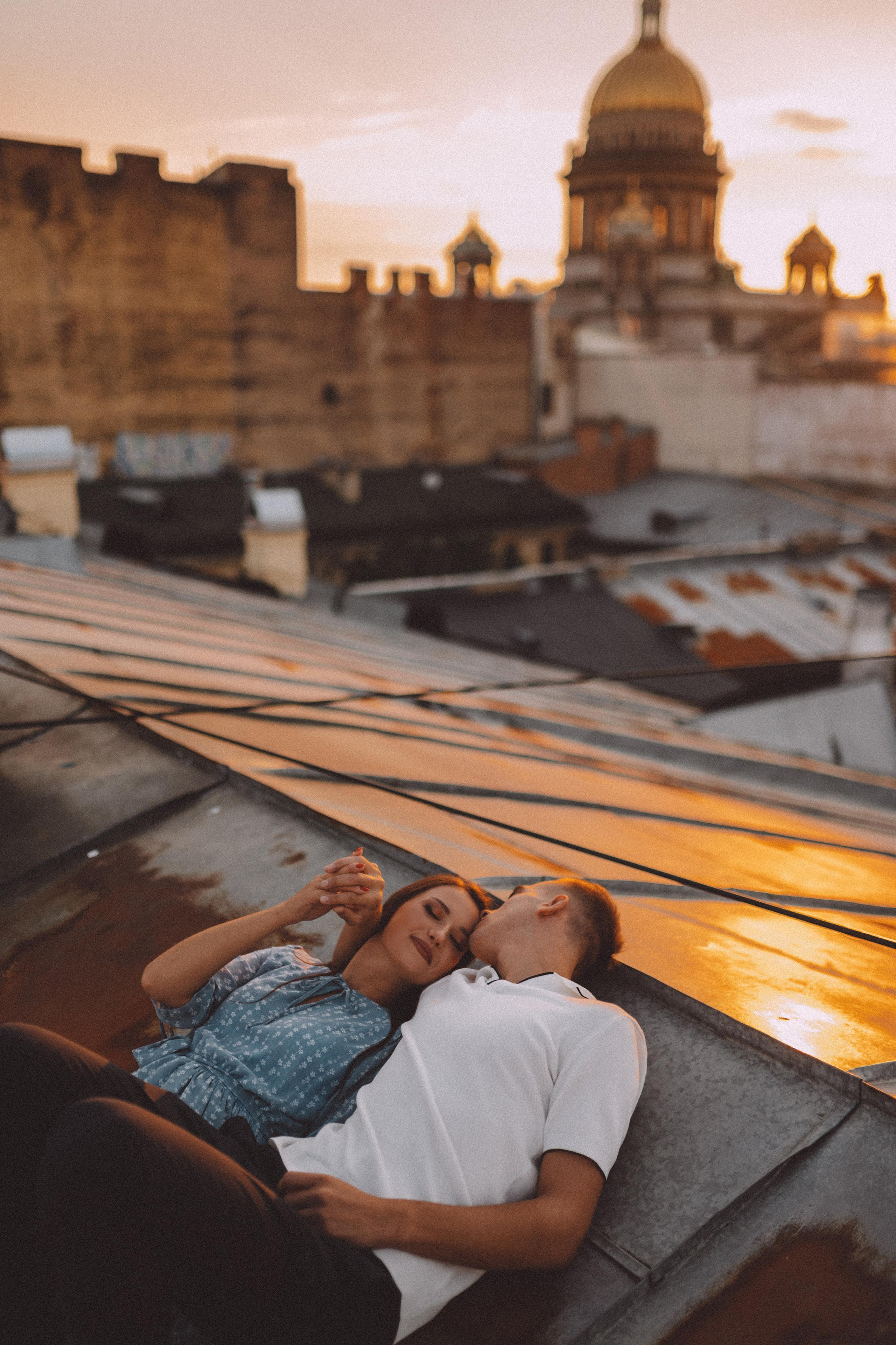 ЛавСтори Крыша. Свадебный фотограф в Санкт-Петербурге