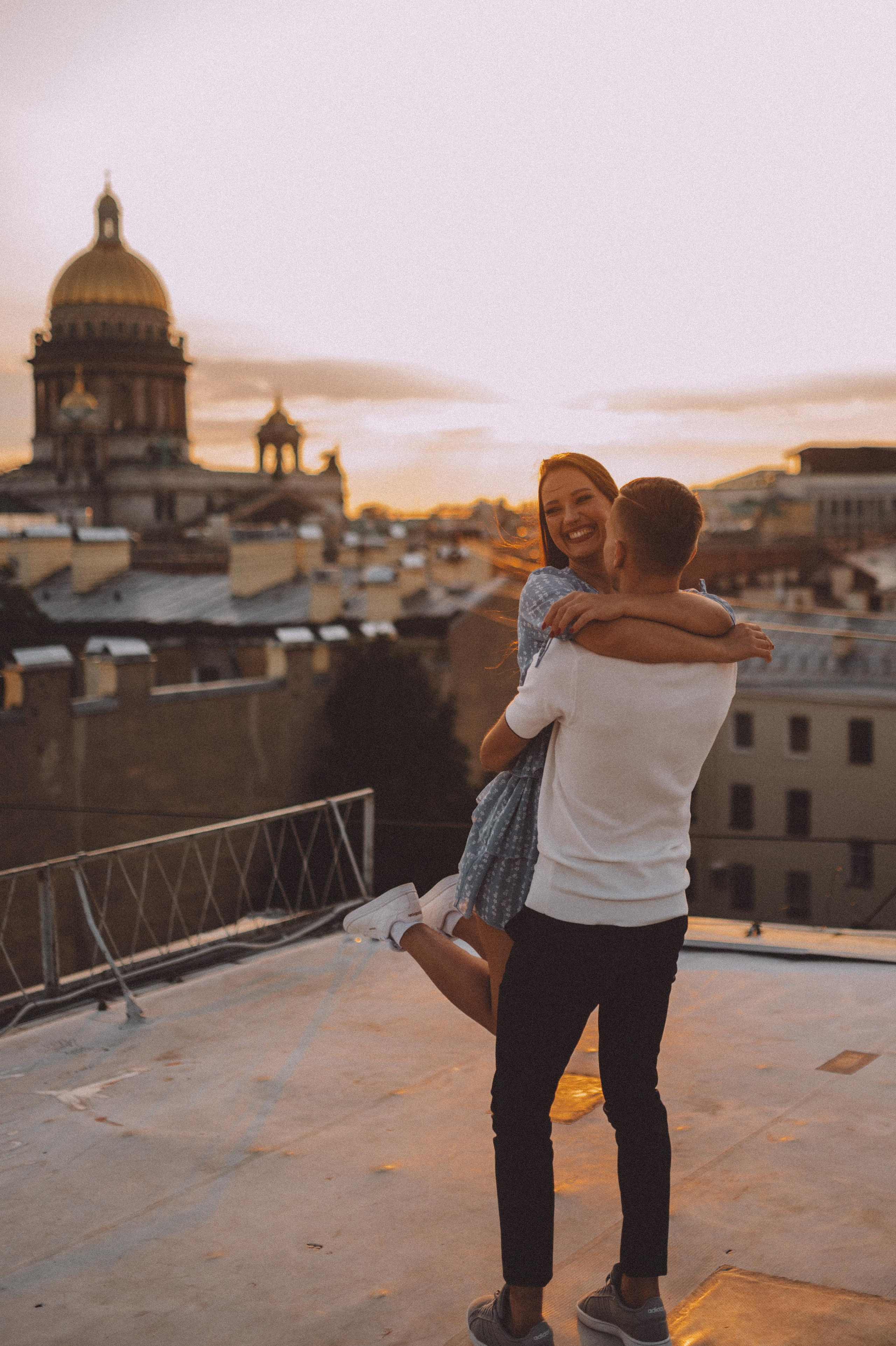 ЛавСтори Крыша. Свадебный фотограф в Санкт-Петербурге