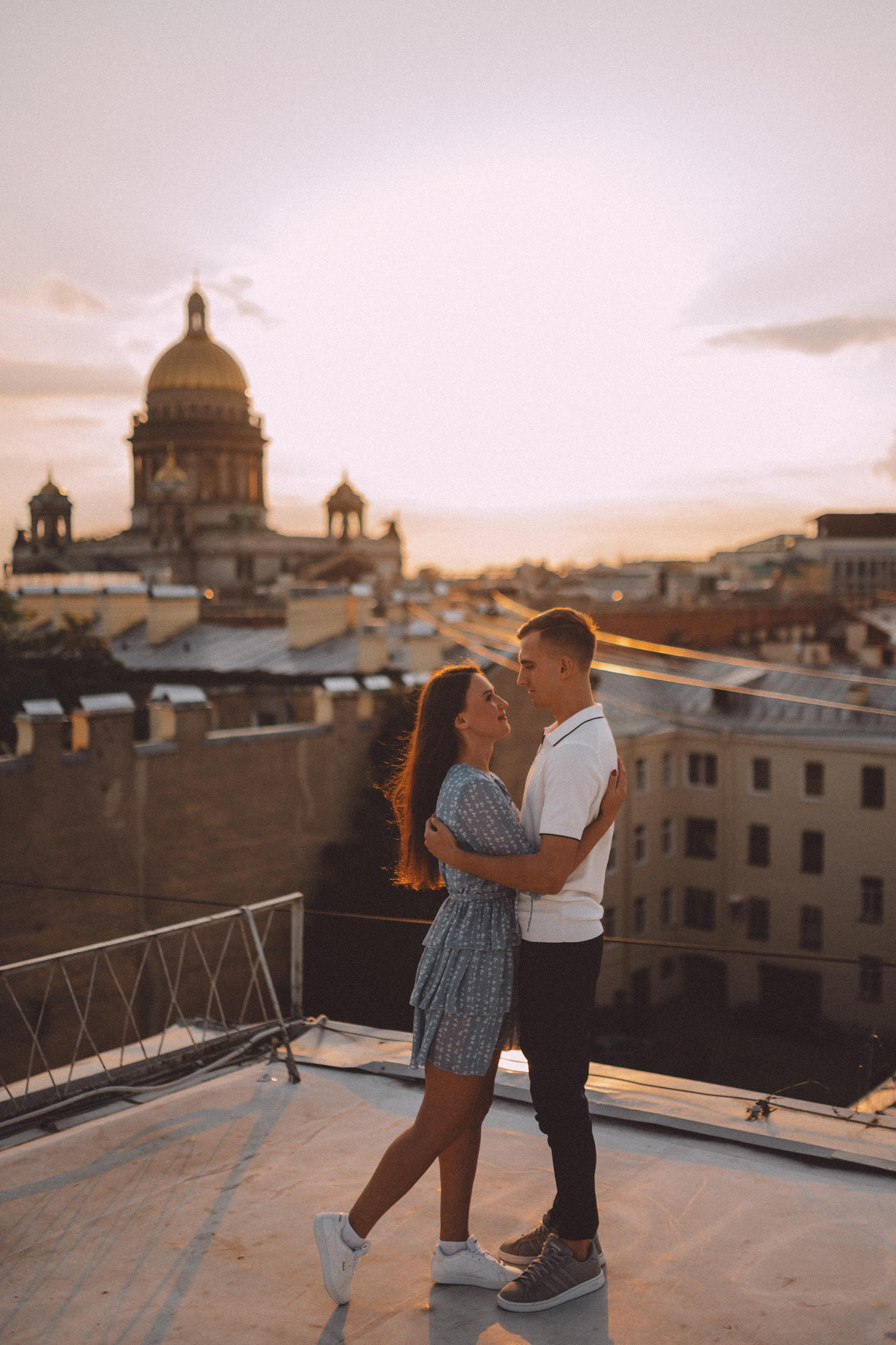 ЛавСтори Крыша. Свадебный фотограф в Санкт-Петербурге