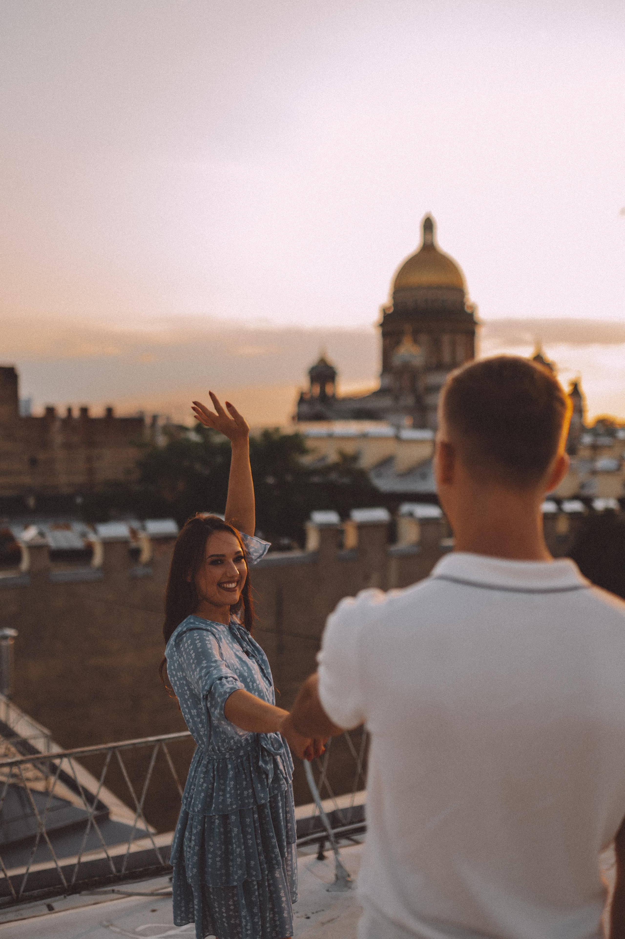 ЛавСтори Крыша. Свадебный фотограф в Санкт-Петербурге